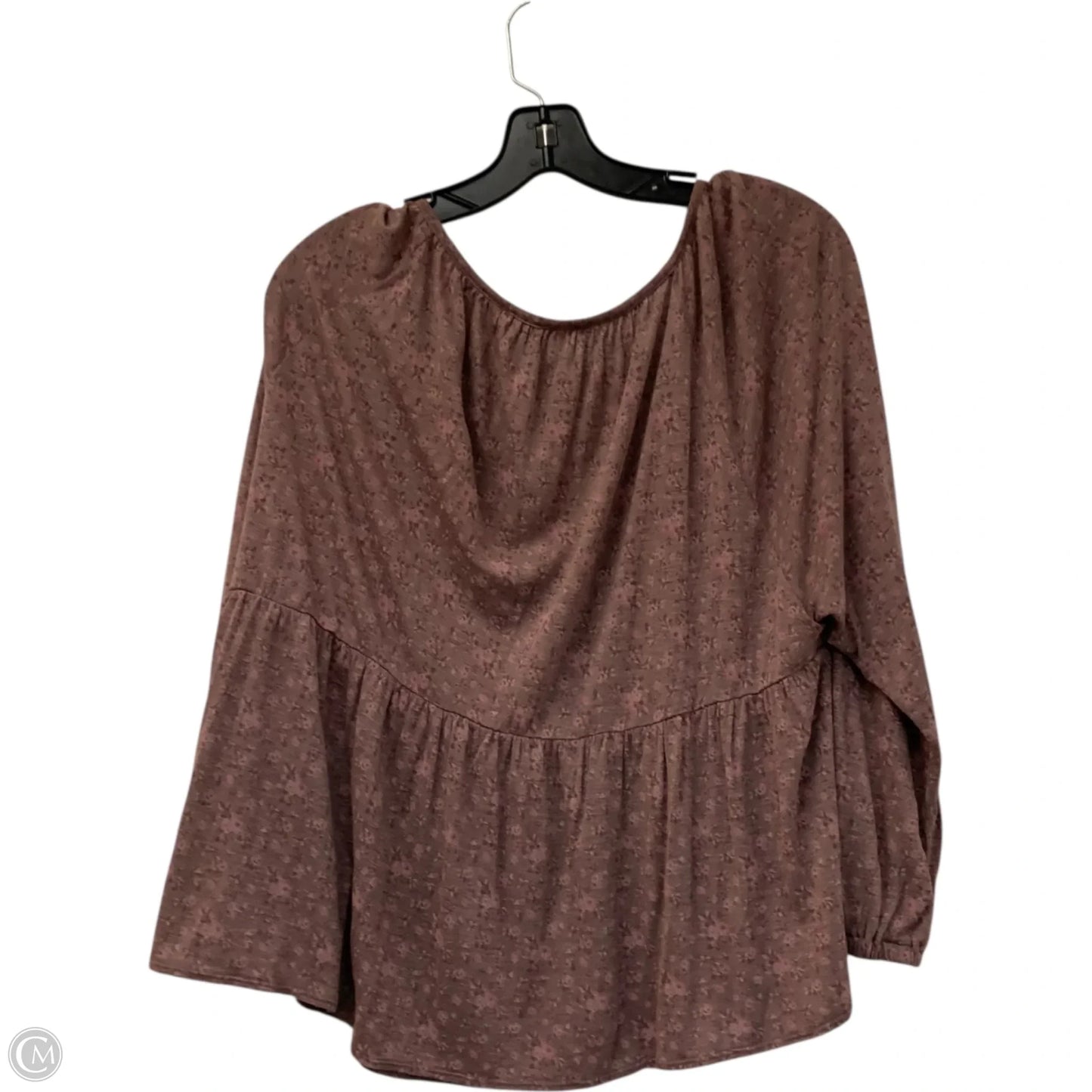 Top Long Sleeve By Lucky Brand In Purple, Size: Xl