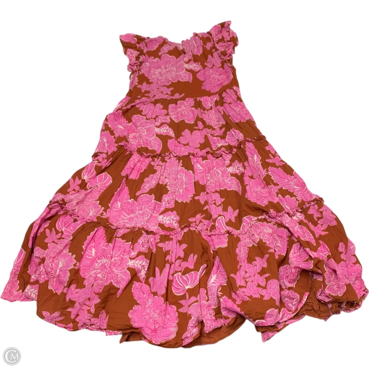 Dress Casual Maxi By Love The Label In Pink & Red, Size: M