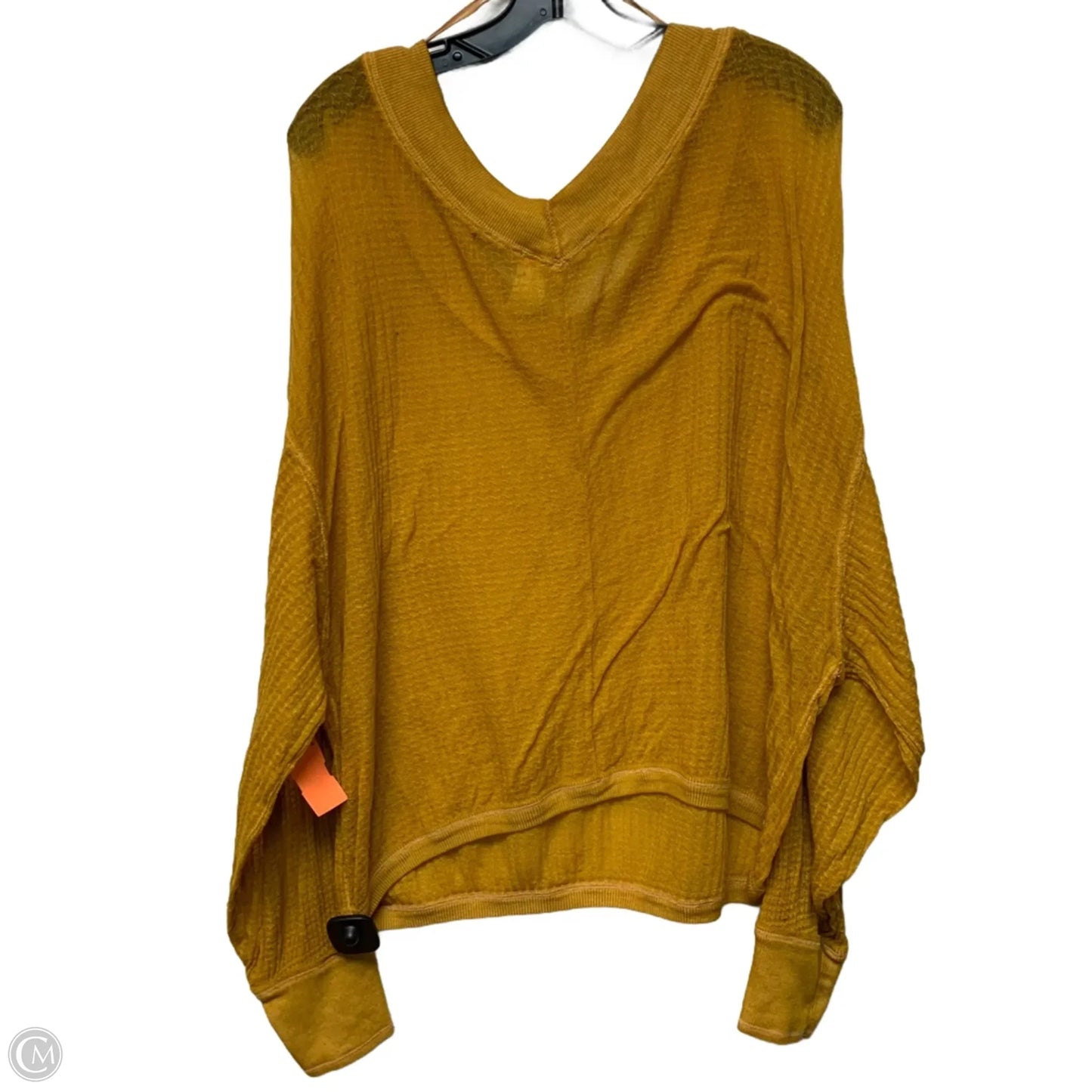 Top Long Sleeve By We The Free In Yellow, Size: L