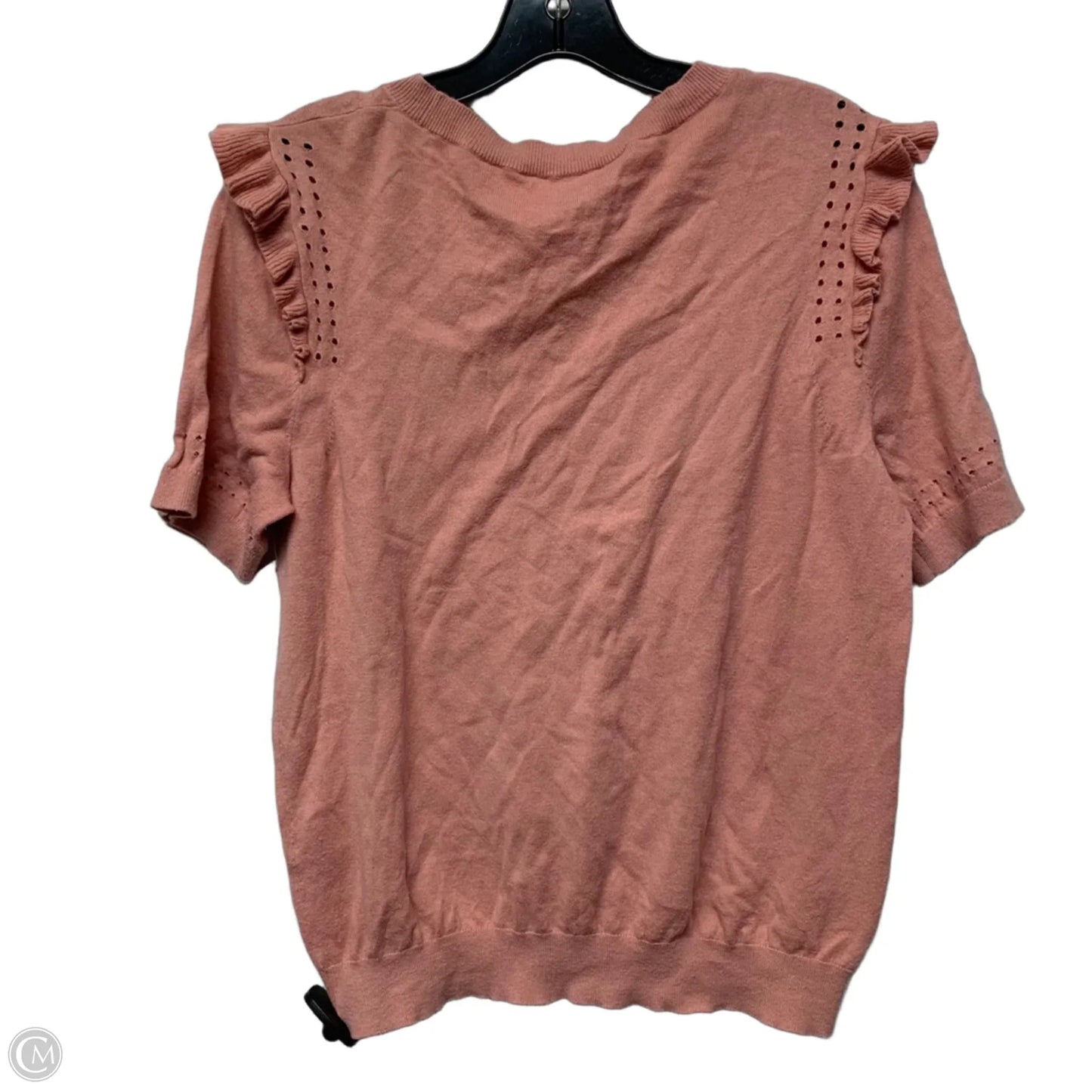 Top Short Sleeve Designer By Kate Spade In Pink, Size: L