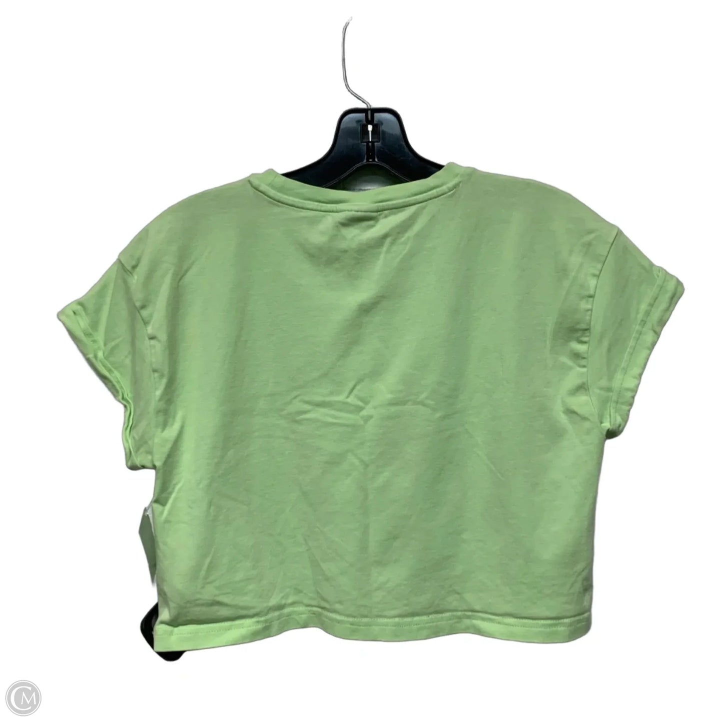 Athletic Top Short Sleeve By Gym Shark In Green, Size: M