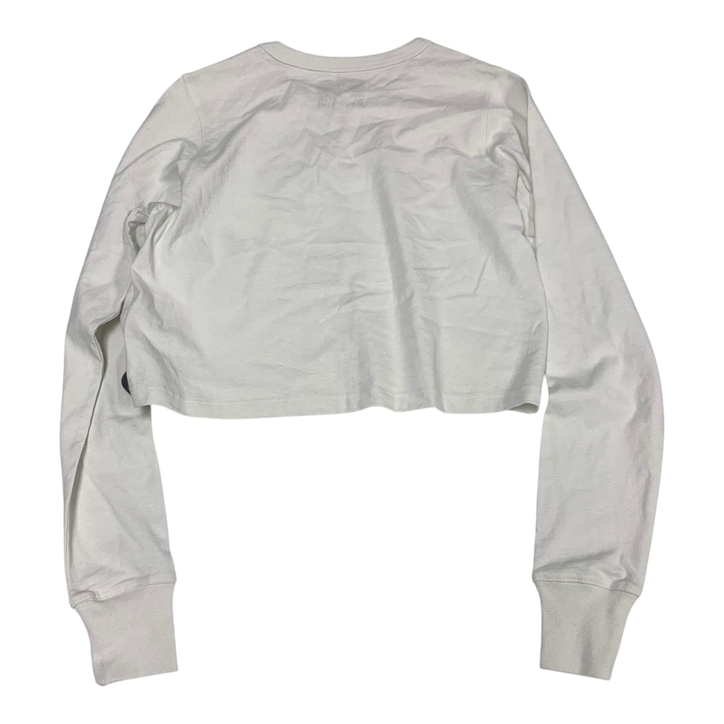 Top Long Sleeve By May All Being Be Happy and Free In White, Size: Xs