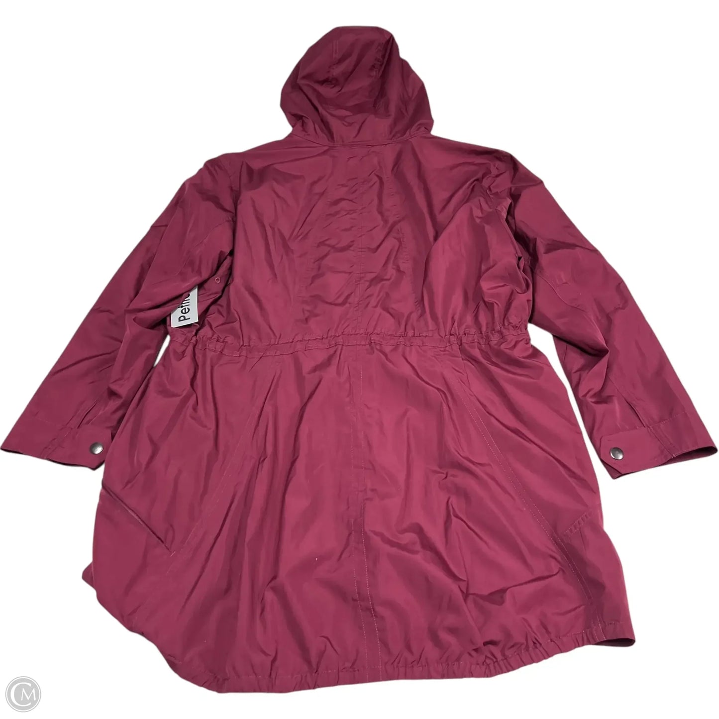 Jacket Windbreaker By J. Jill In Red, Size: Lp