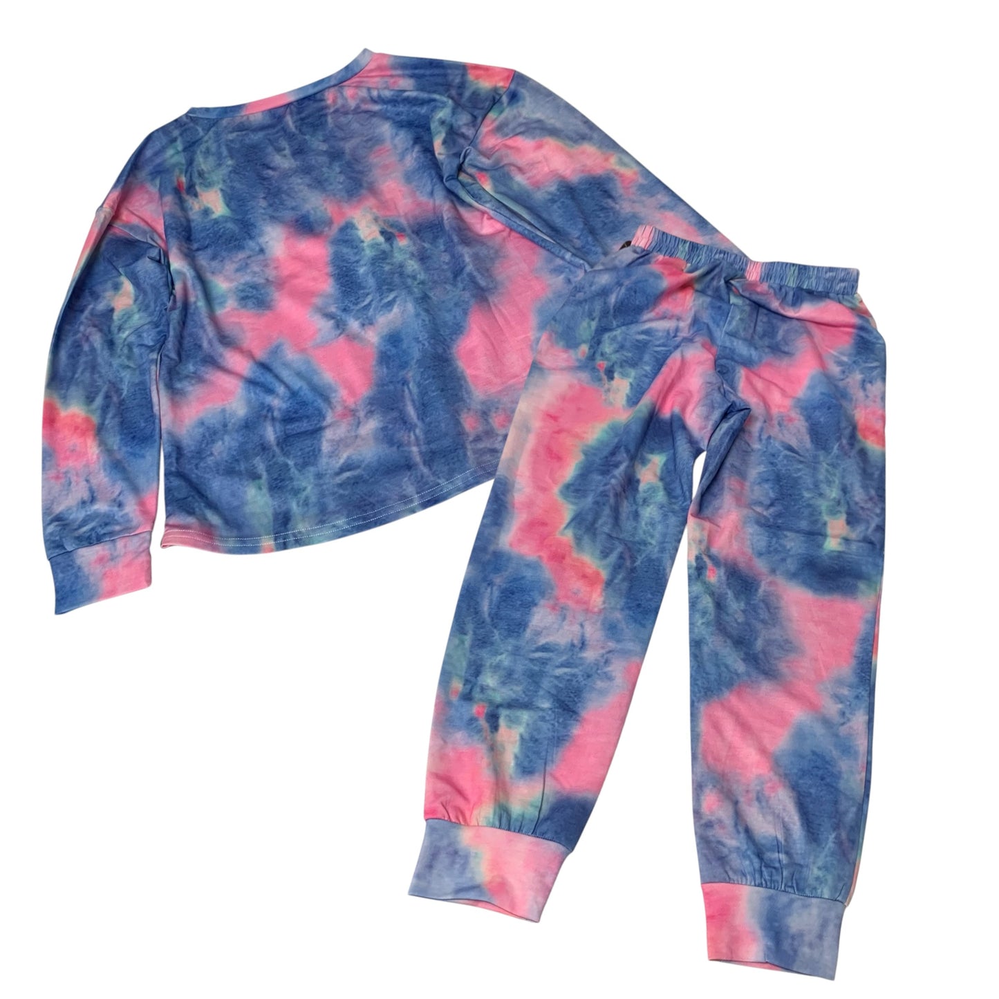 Lounge Set Pants By Clothes Mentor In Blue & Pink, Size: S
