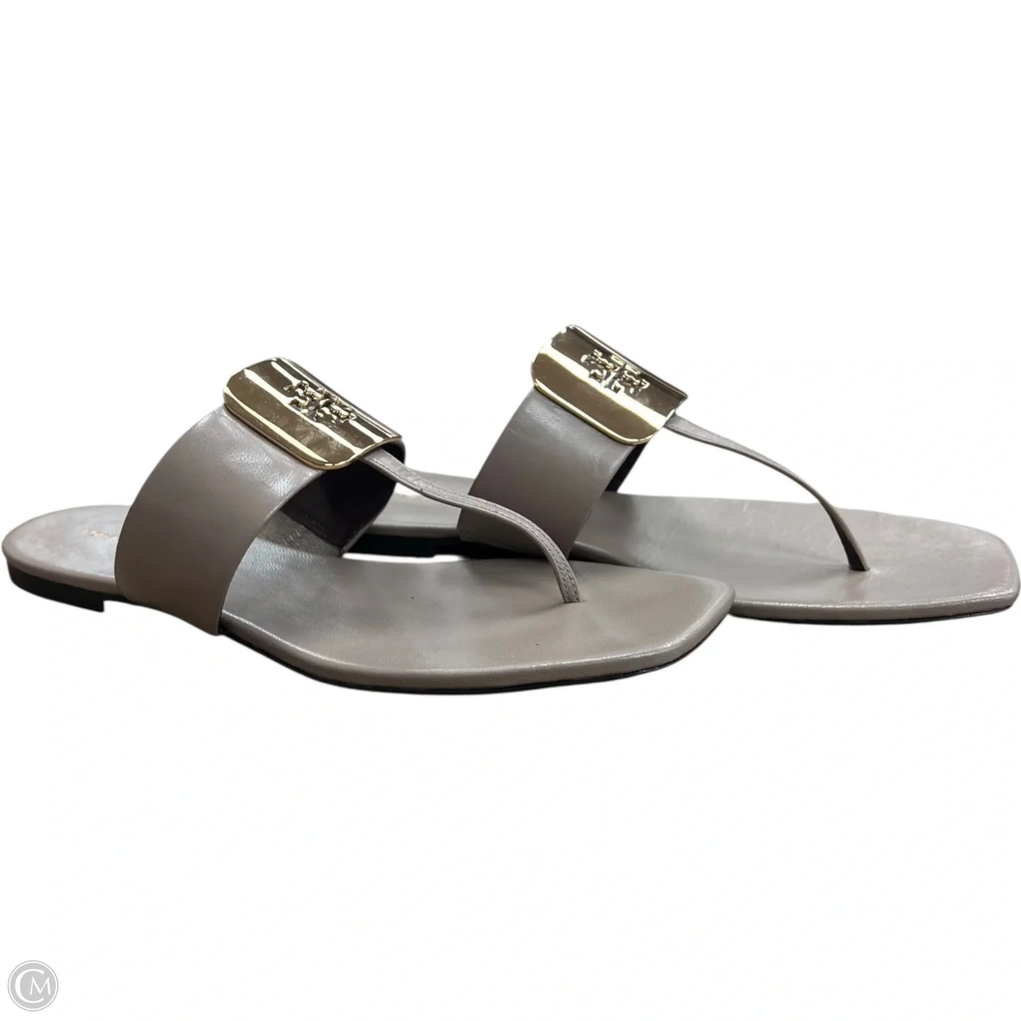 Sandals Designer By Tory Burch In Taupe, Size: 8.5