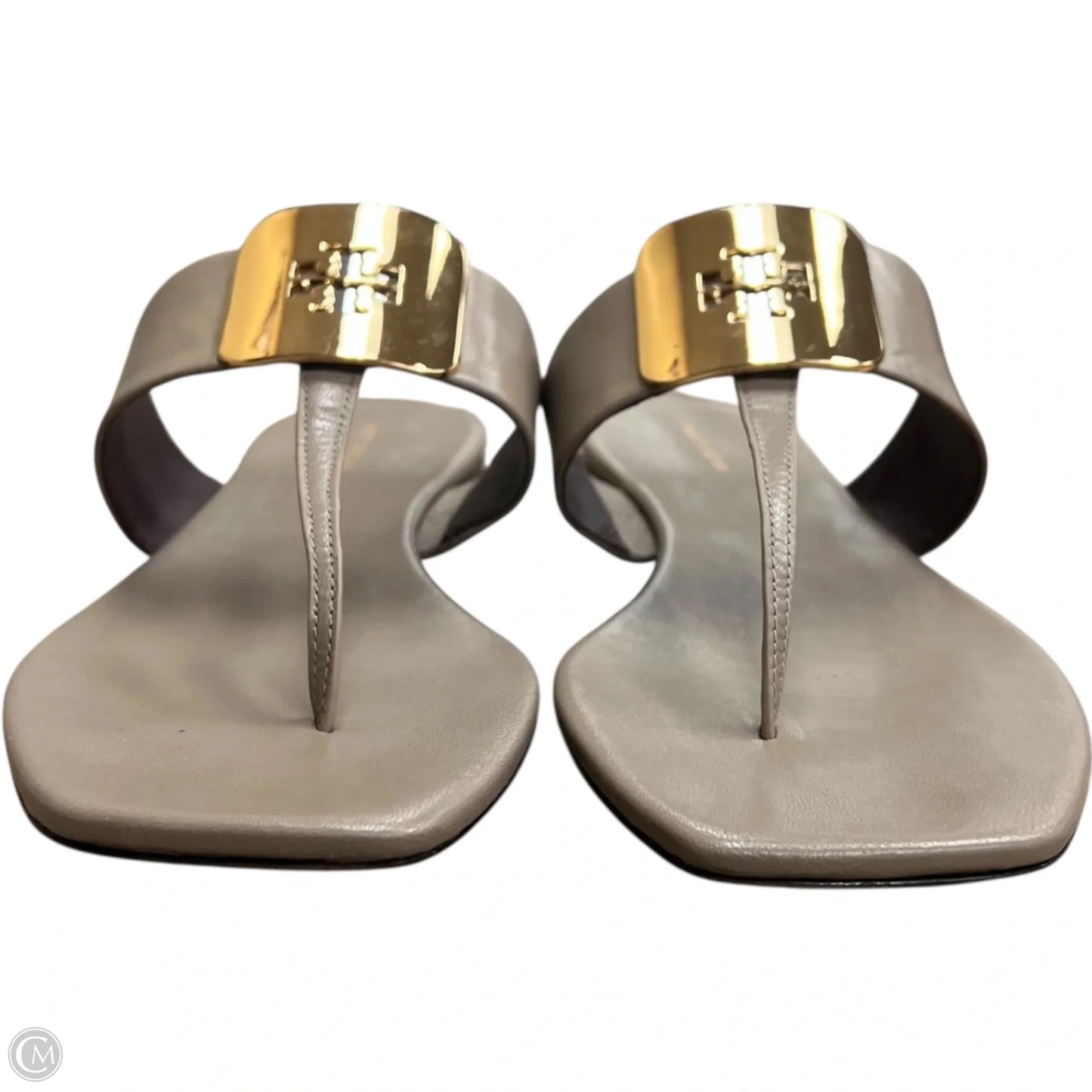 Sandals Designer By Tory Burch In Taupe, Size: 8.5