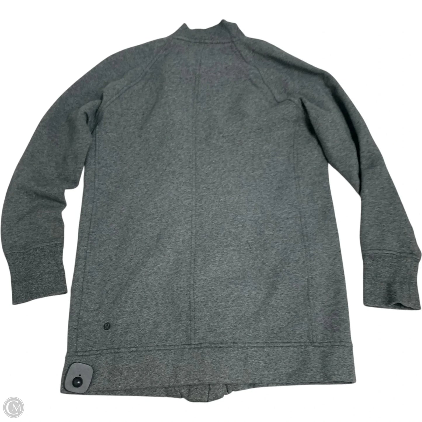Athletic Jacket By Lululemon In Grey, Size: S