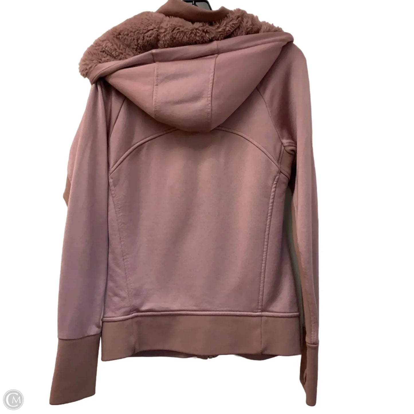 Jacket Faux Fur & Sherpa By Athleta In Pink, Size: S