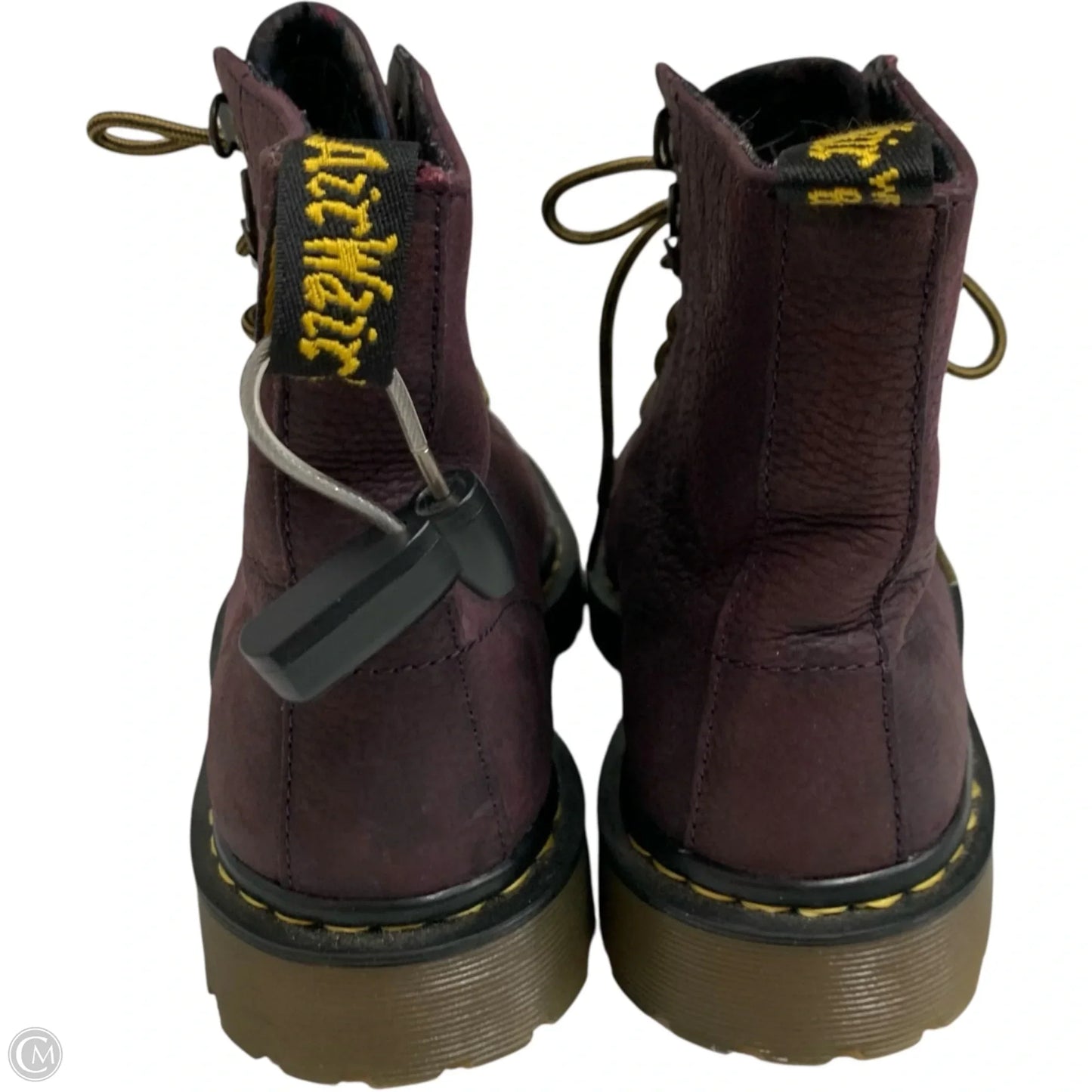 Boots Combat By Dr Martens In Purple, Size: 8
