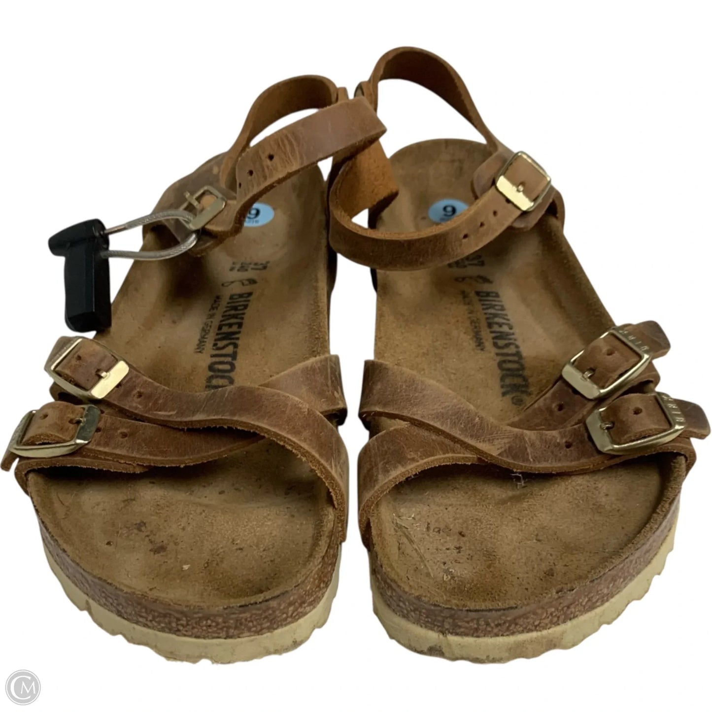 Sandals Flats By Birkenstock In Brown, Size: 6