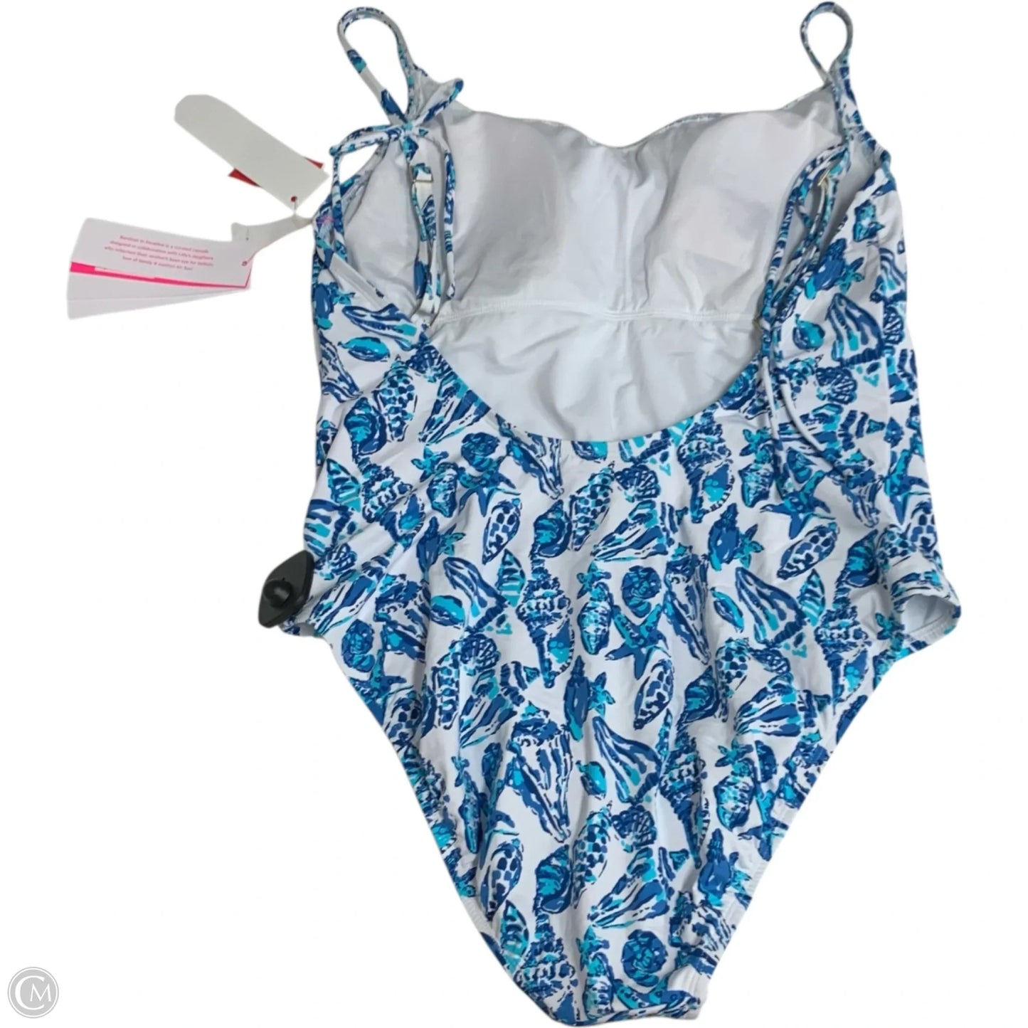 Swimsuit Designer By Lilly Pulitzer In Blue & White, Size: Xl