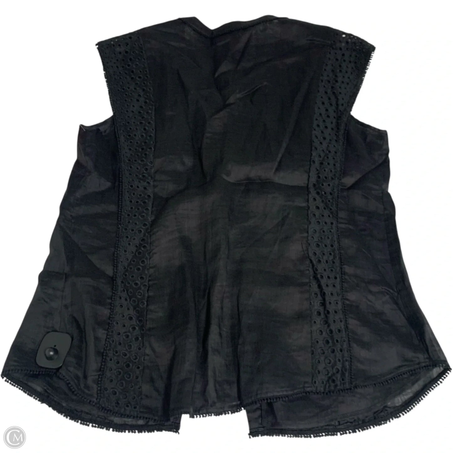 Top Short Sleeve By Daniel Rainn In Black, Size: L