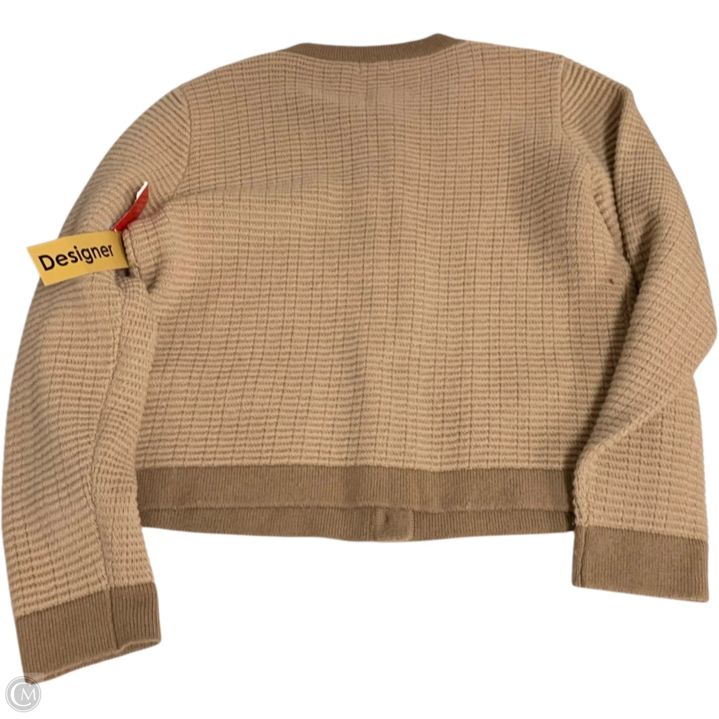 Sweater Cardigan Designer By Spartina In Brown, Size: M