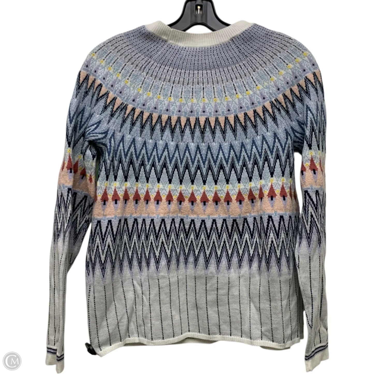 Top Long Sleeve By Anthropologie In Blue, Size: Xs