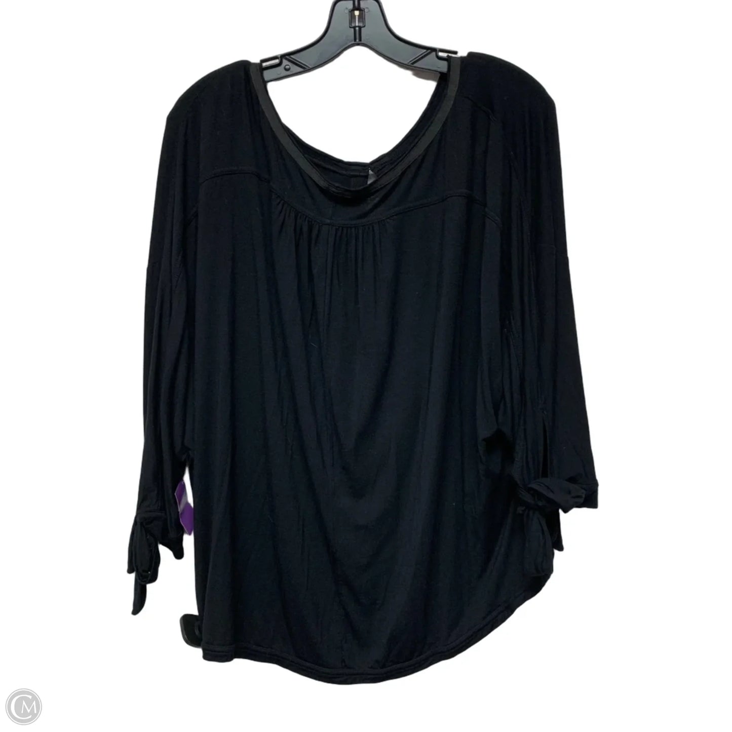 Top Long Sleeve By Free People In Black, Size: M