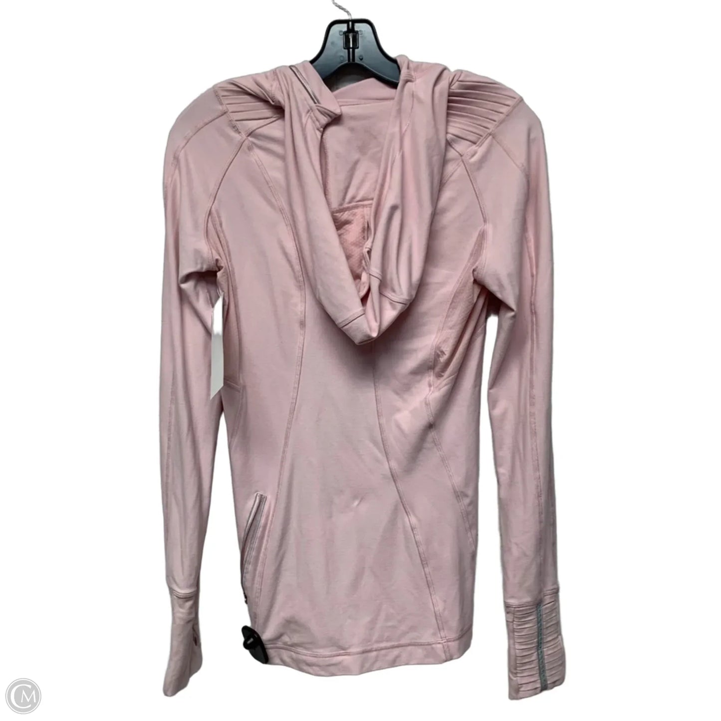 Athletic Sweatshirt Hoodie By Lululemon In Pink, Size: M