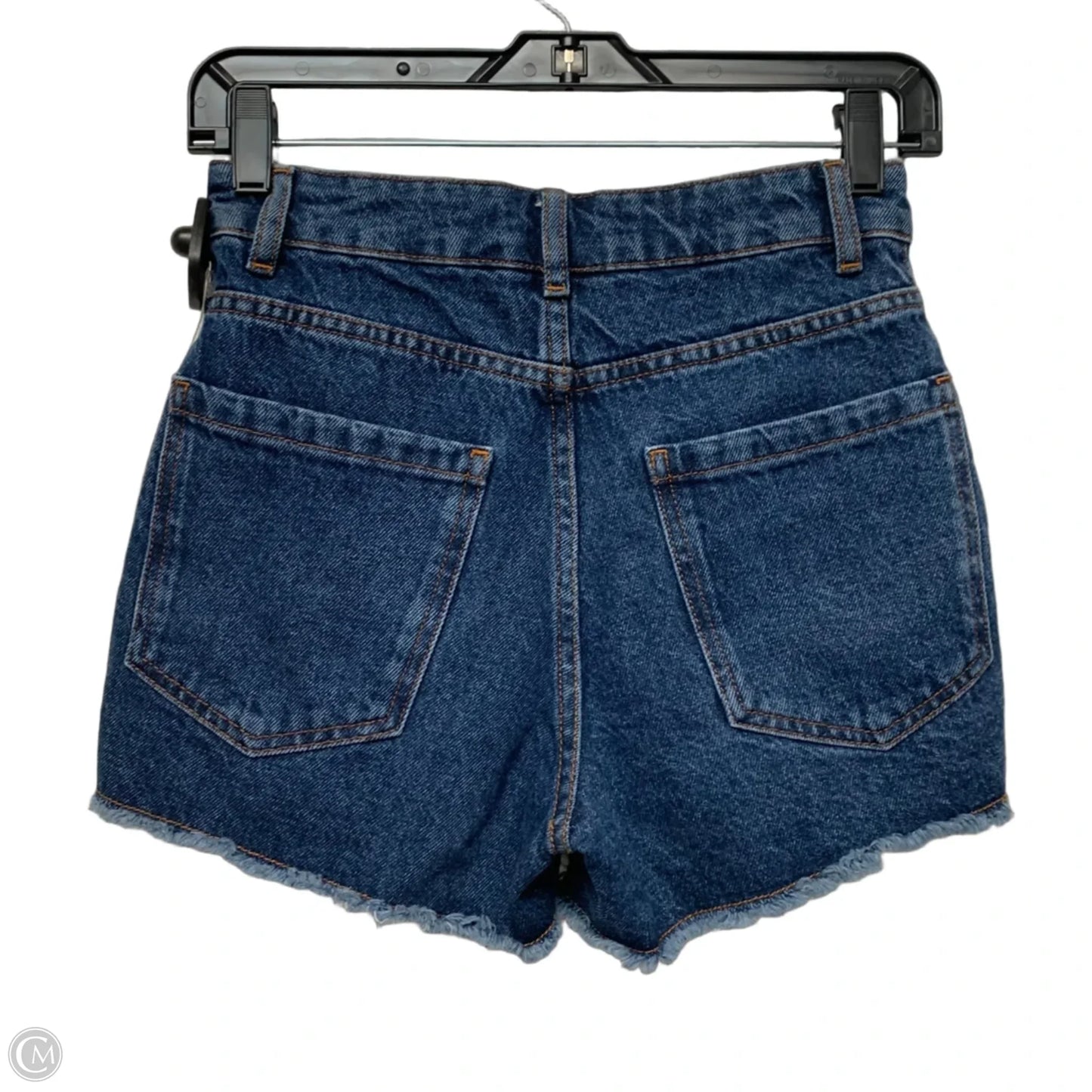 Shorts Designer By Farm Rio In Blue Denim, Size: 2