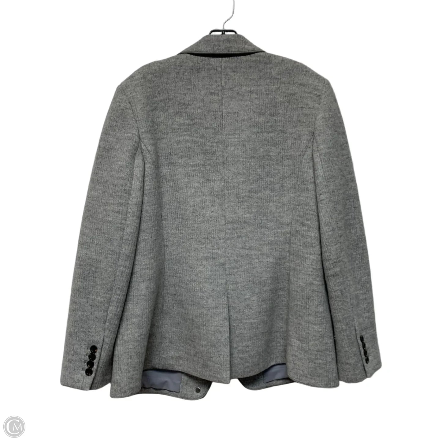 Blazer By Ann Taylor In Grey, Size: L