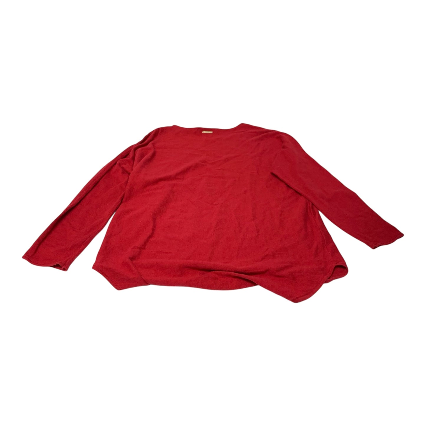 Top Long Sleeve Basic By Michael By Michael Kors In Red, Size: L