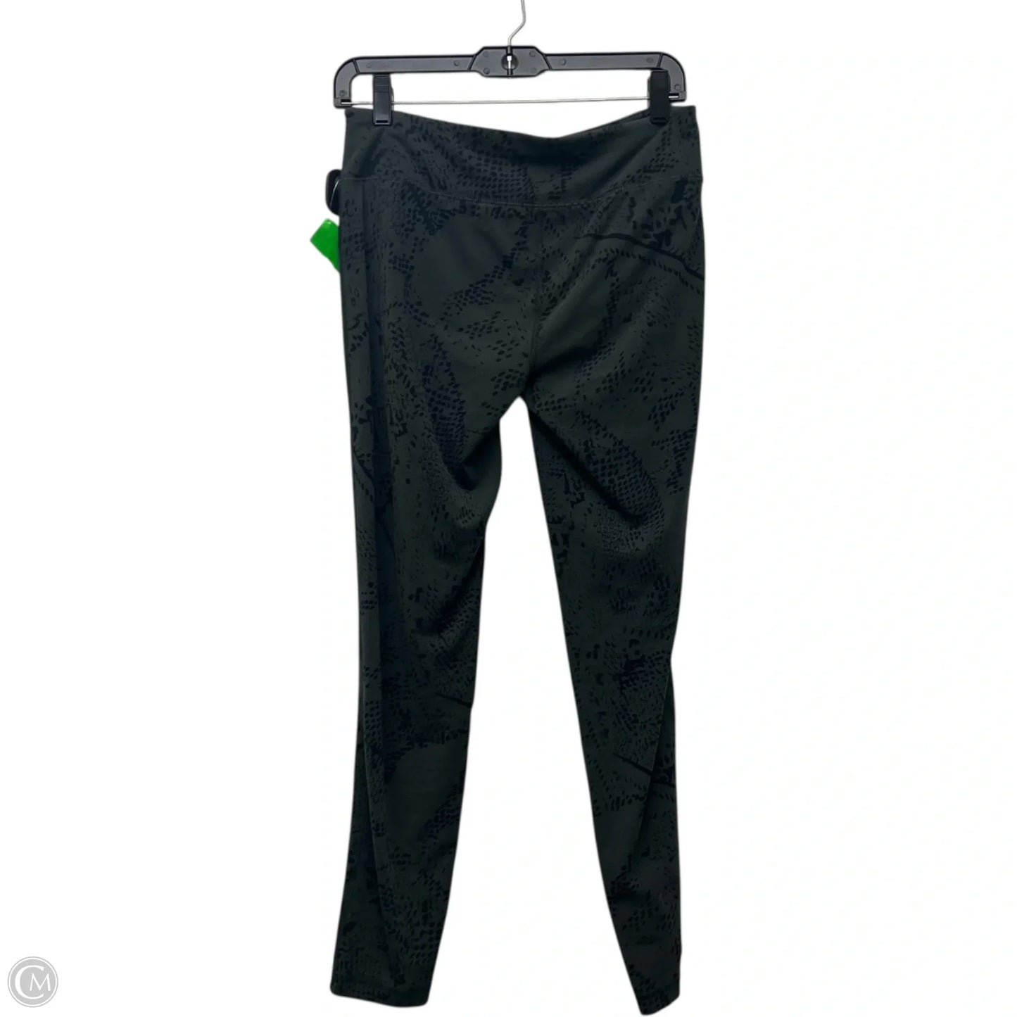 Athletic Leggings By Reebok In Grey, Size: M