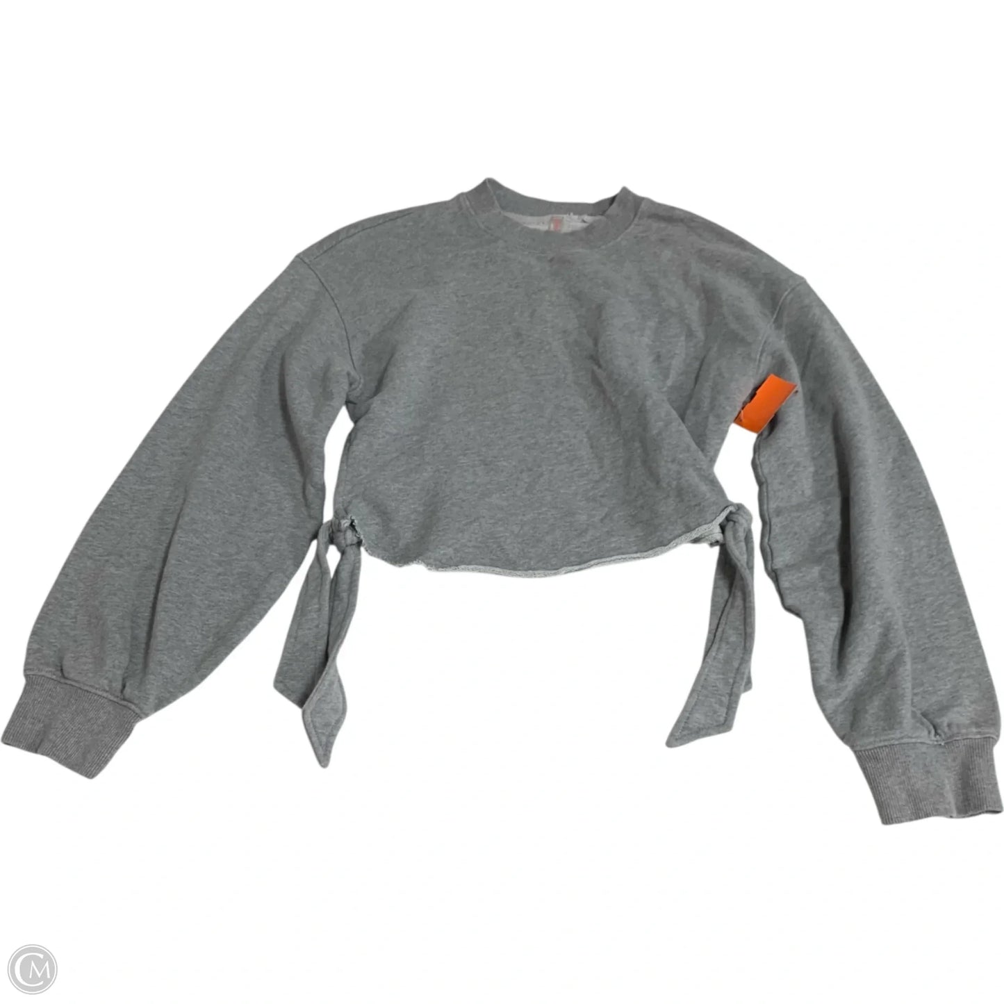 Sweatshirt Crewneck By Free People In Grey, Size: Xs