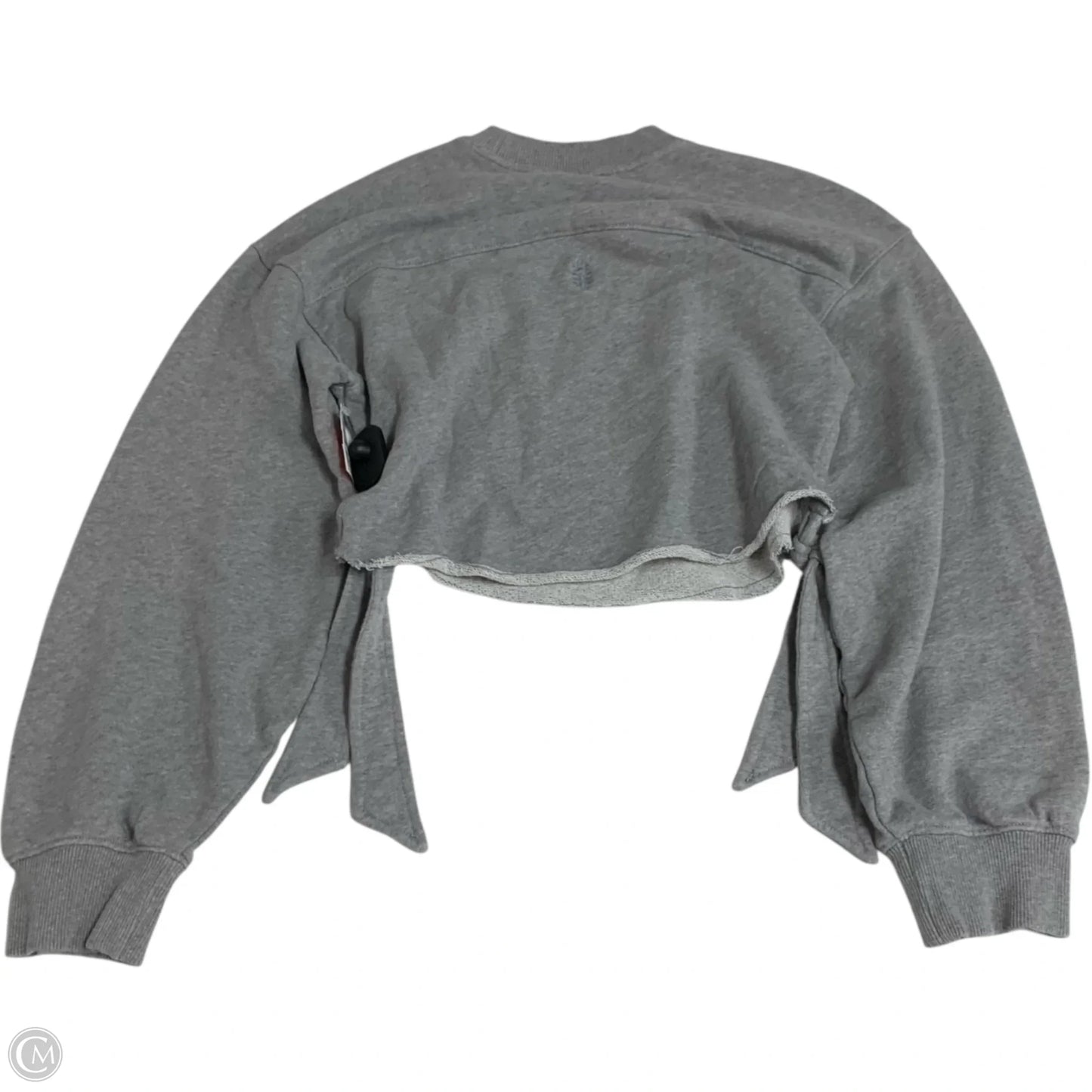Sweatshirt Crewneck By Free People In Grey, Size: Xs