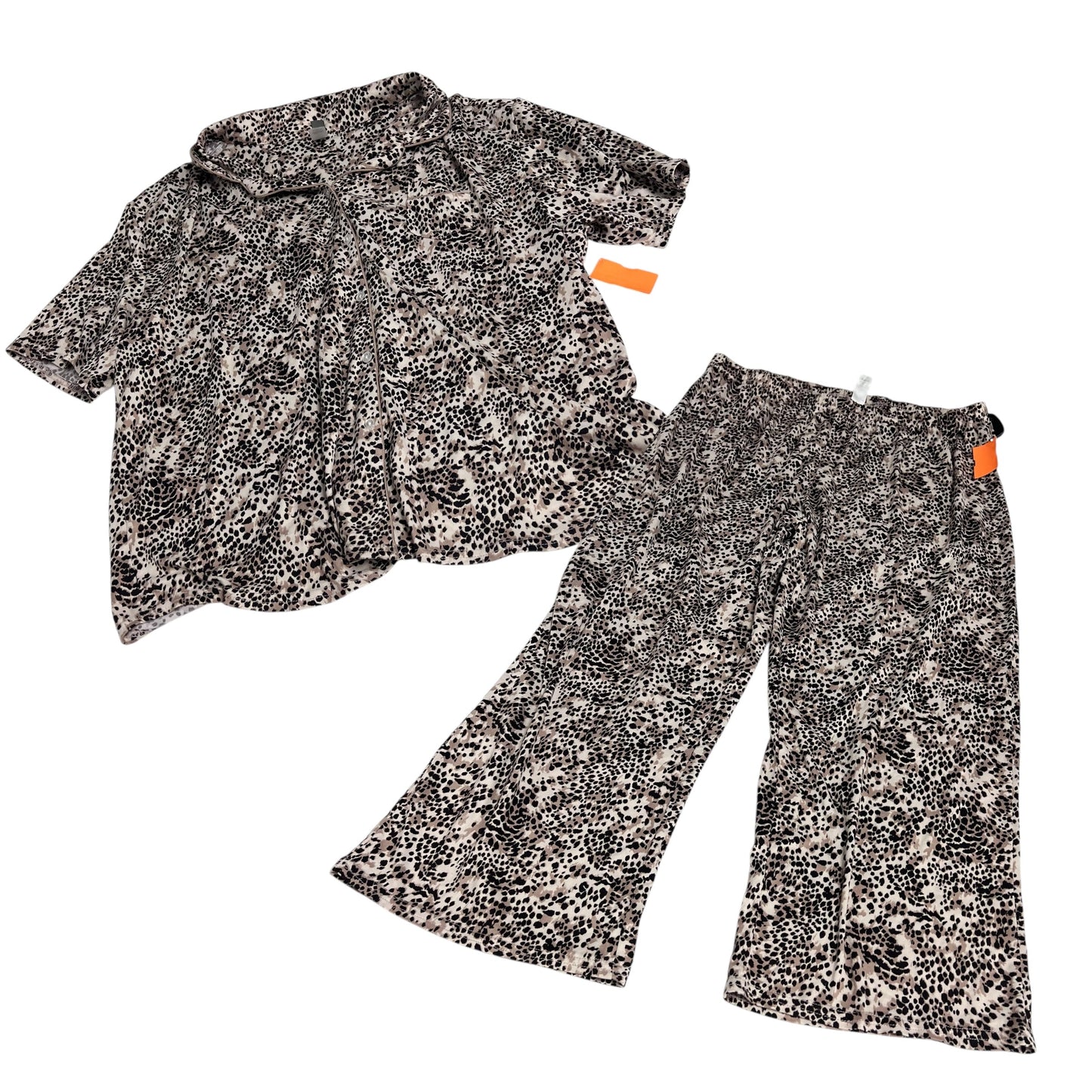 Lounge Set Pants By PJ Couture In Animal Print, Size: Xl