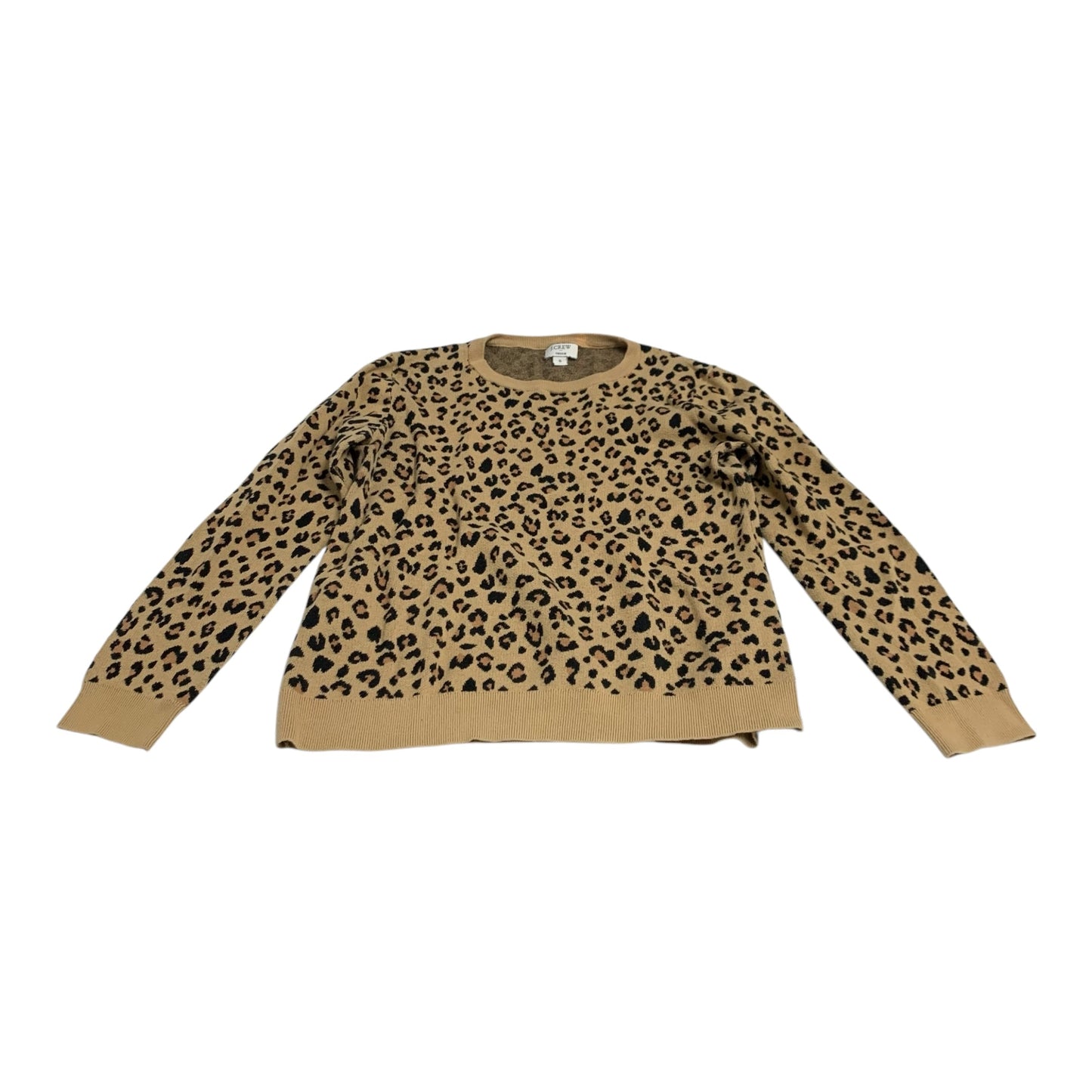 Top Long Sleeve By J. Crew In Animal Print, Size: S