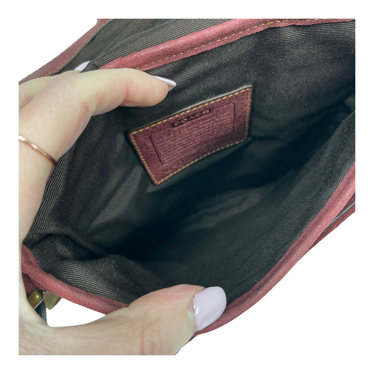 Crossbody Designer By Coach, Size: Small