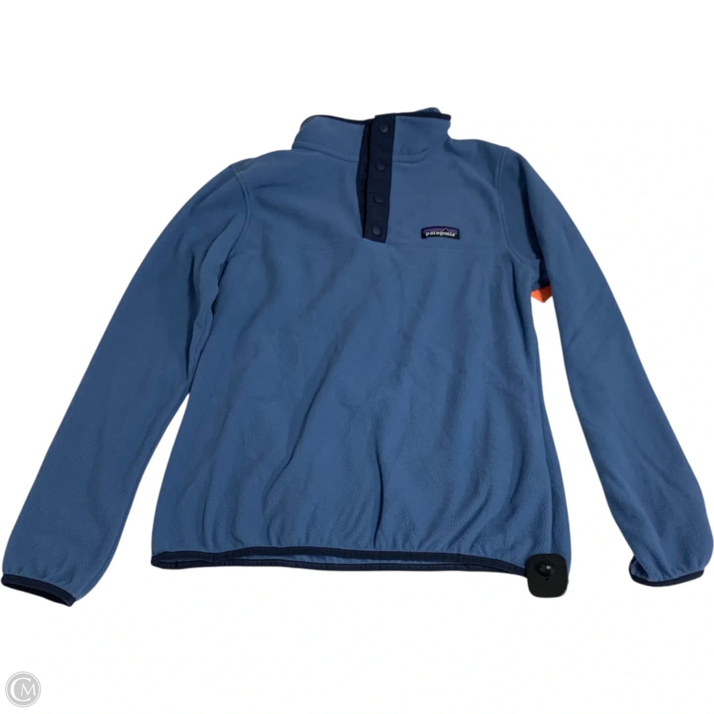 Sweatshirt Collar By Patagonia In Blue, Size: S