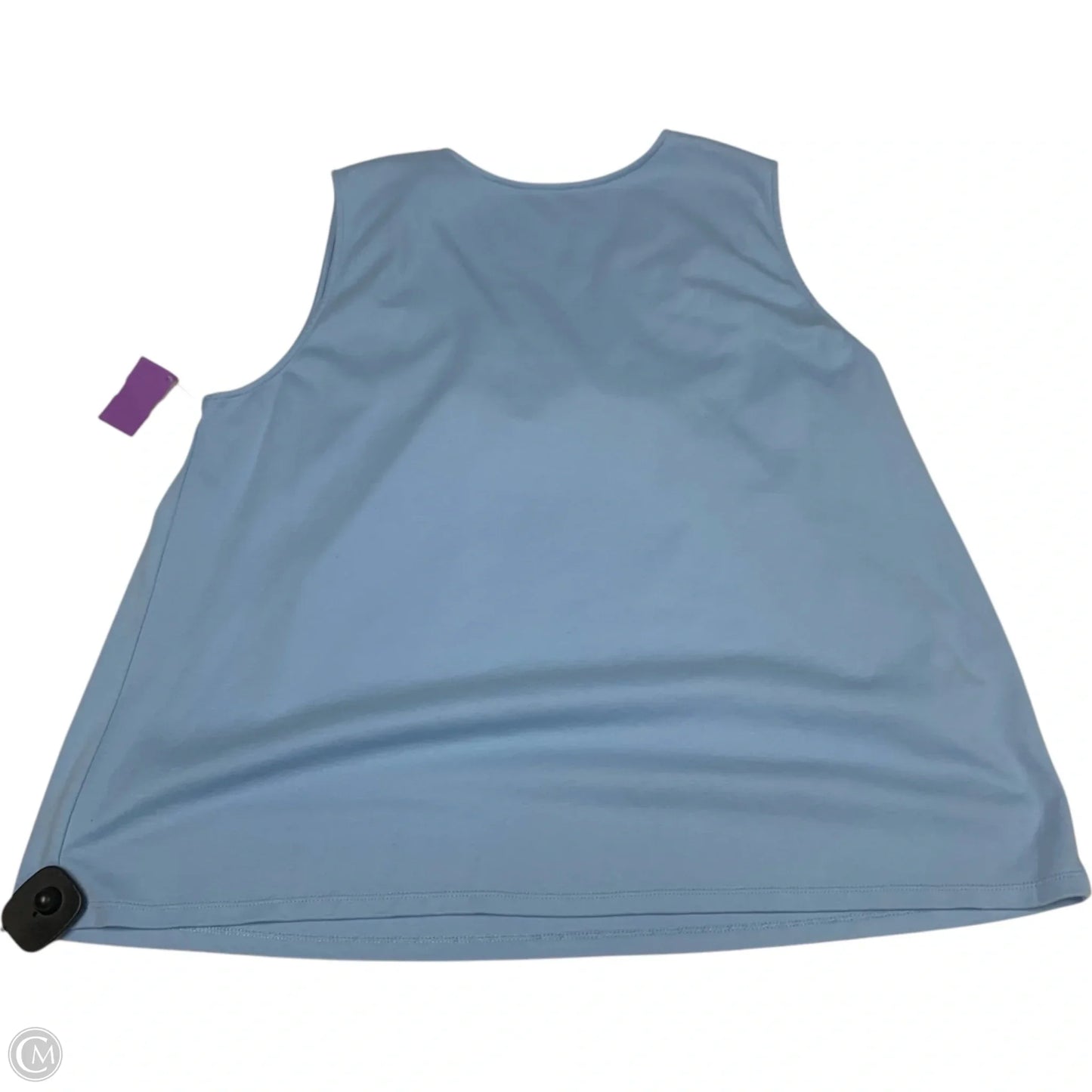 Top Sleeveless By Together In Blue, Size: 1x