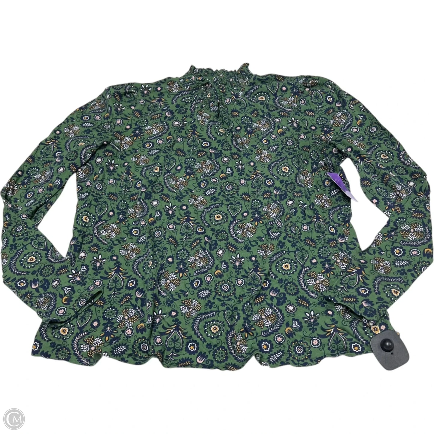 Top Long Sleeve By Boden In Green, Size: M