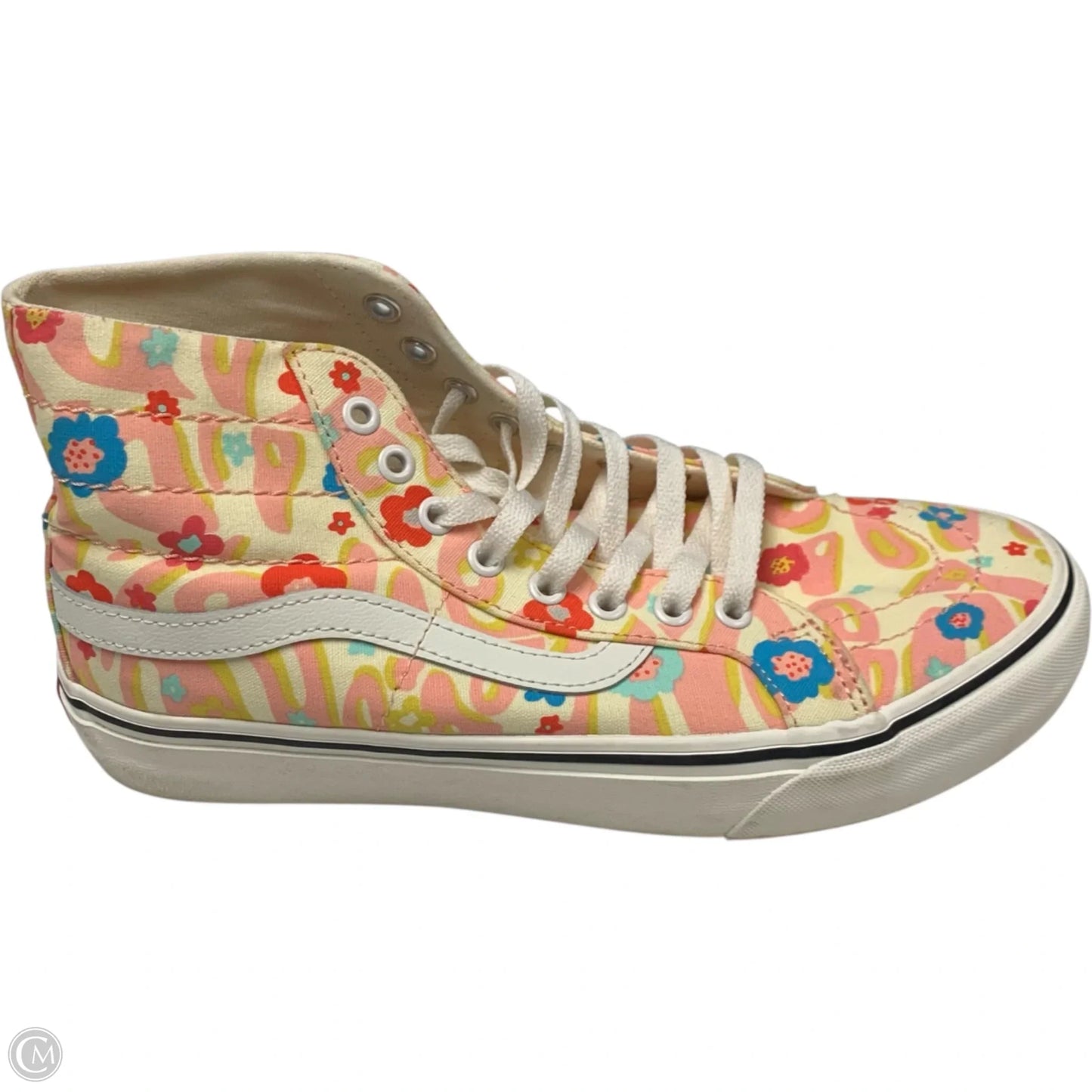 Shoes Sneakers By Vans In Floral Print, Size: 9.5