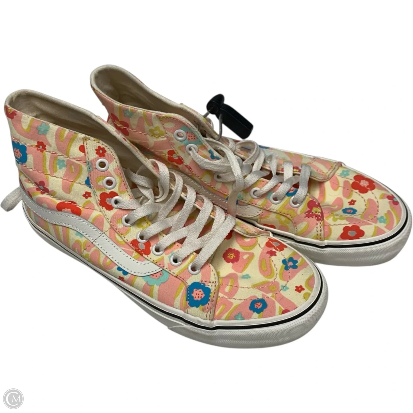 Shoes Sneakers By Vans In Floral Print, Size: 9.5