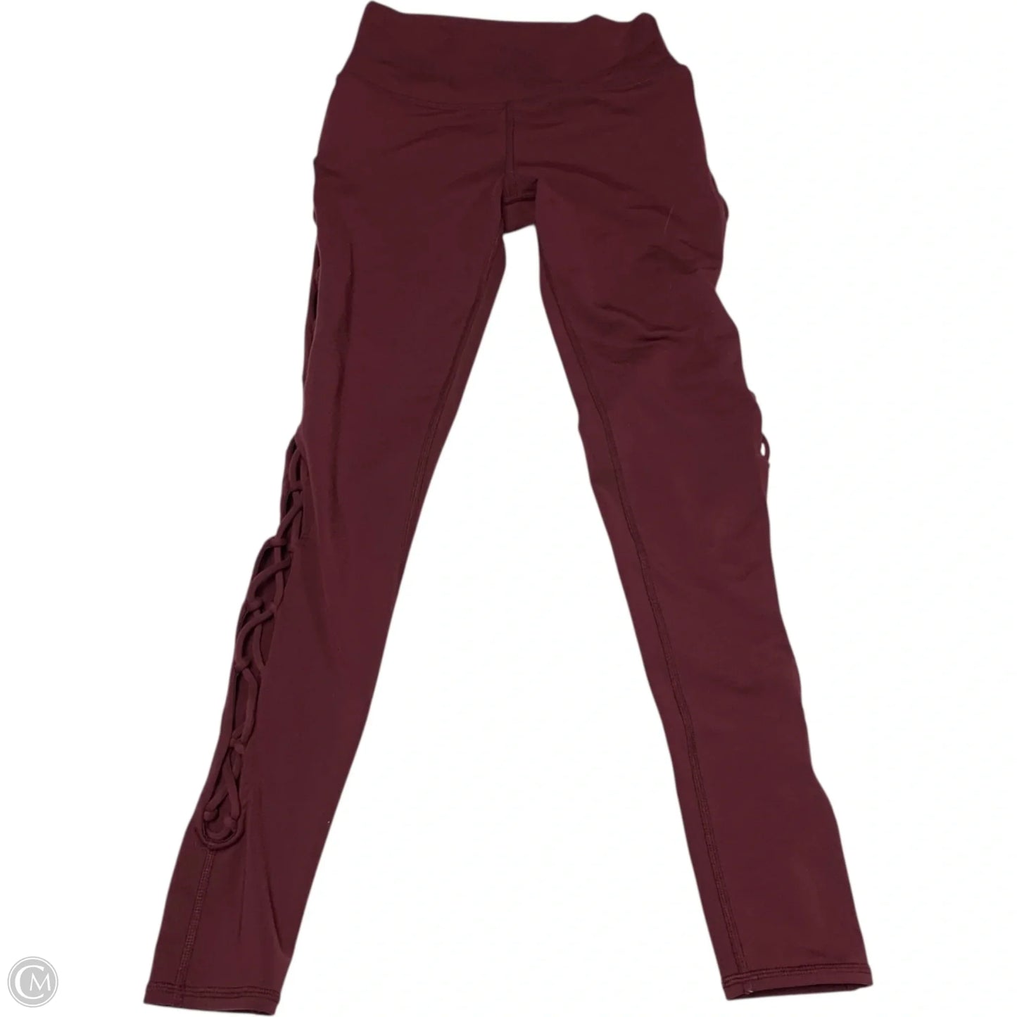 Athletic Leggings By Alo In Red, Size: S