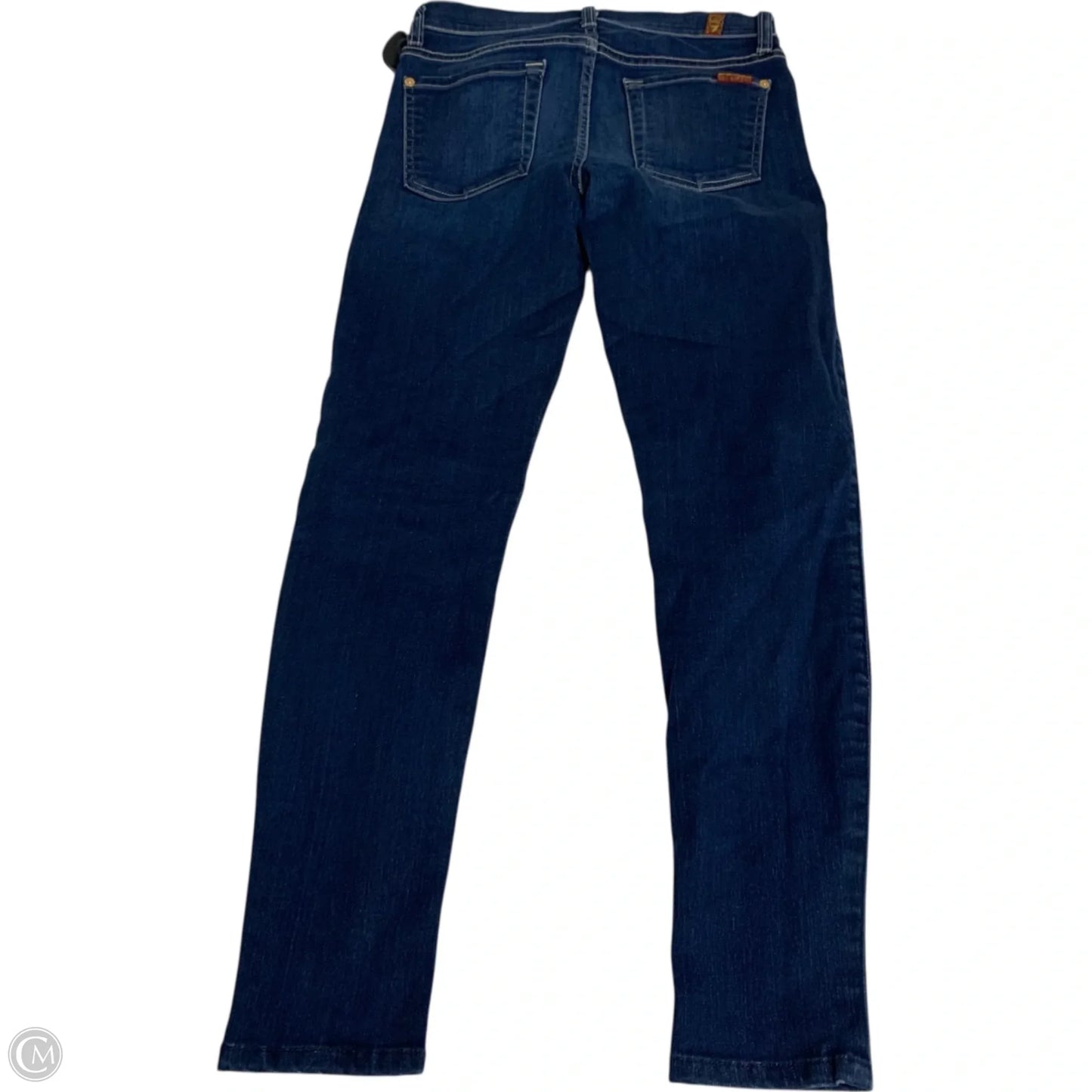Jeans Designer By 7 For All Mankind In Blue Denim, Size: 0