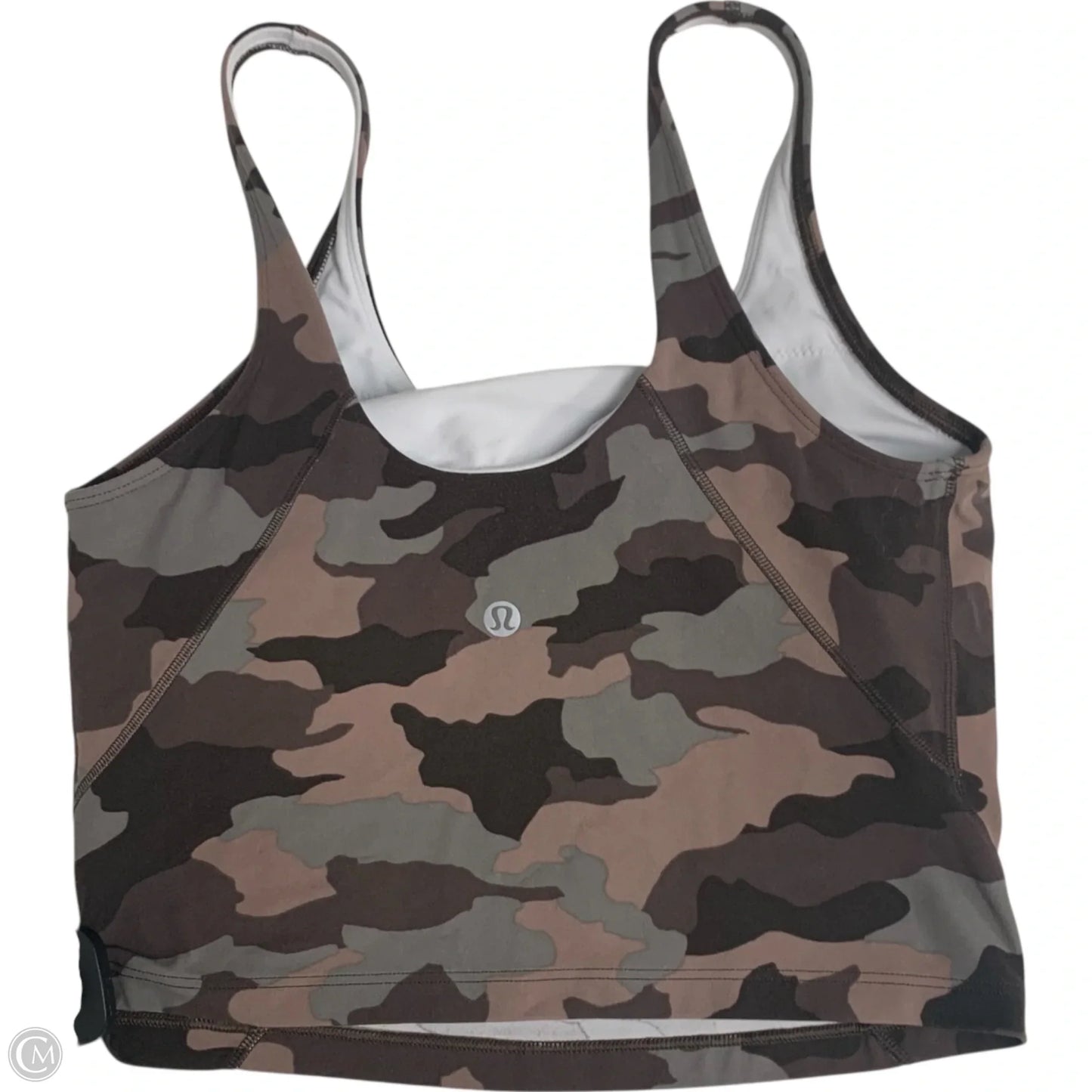 Athletic Tank Top By Lululemon In Camouflage Print, Size: S