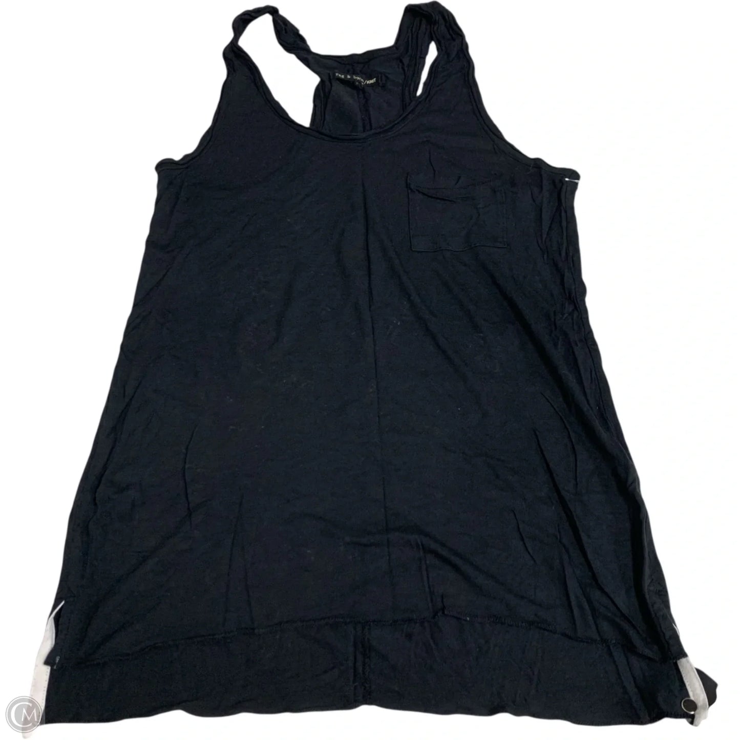 Top Sleeveless Designer By Rag And Bone In Black, Size: M