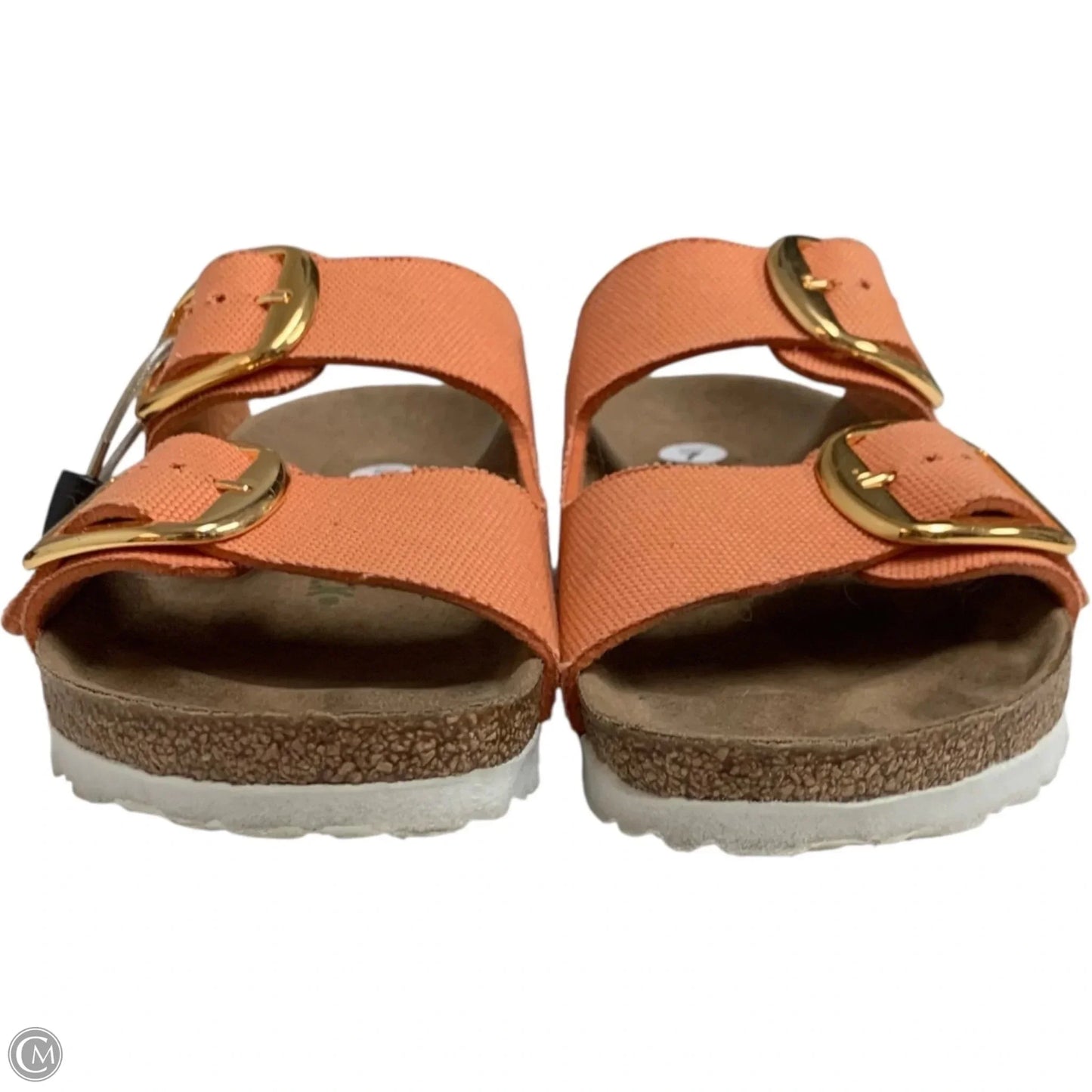 Sandals Flats By Birkenstock In Orange, Size: 7