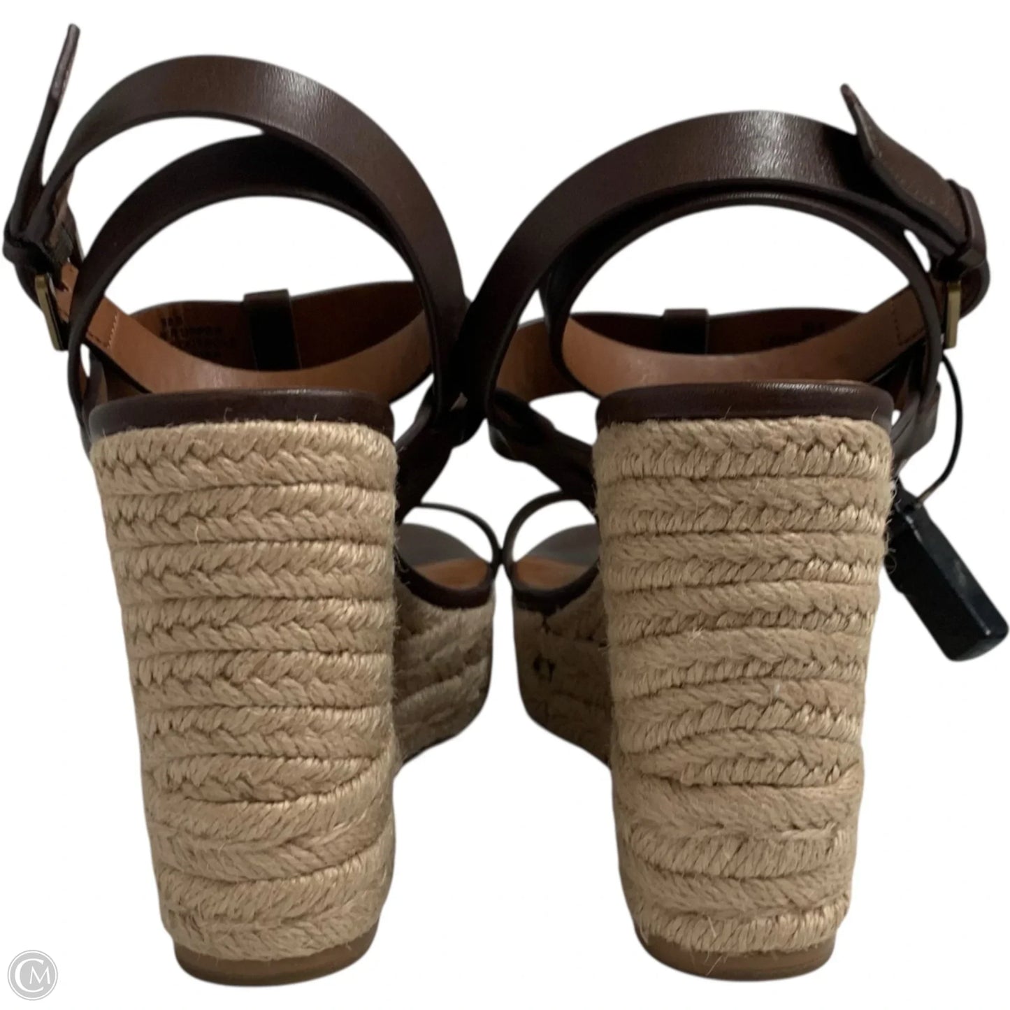 Sandals Heels Wedge By Kurt Geiger London In Brown, Size: 8