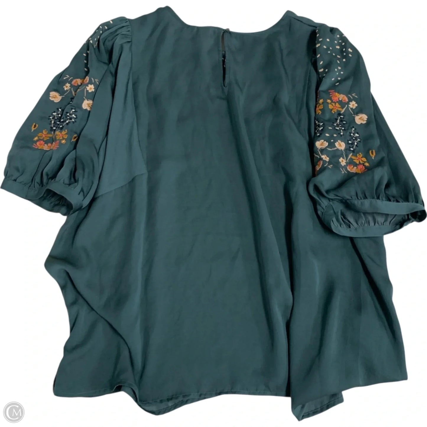 Blouse Short Sleeve By Dolan Left Coast In Blue, Size: 1x