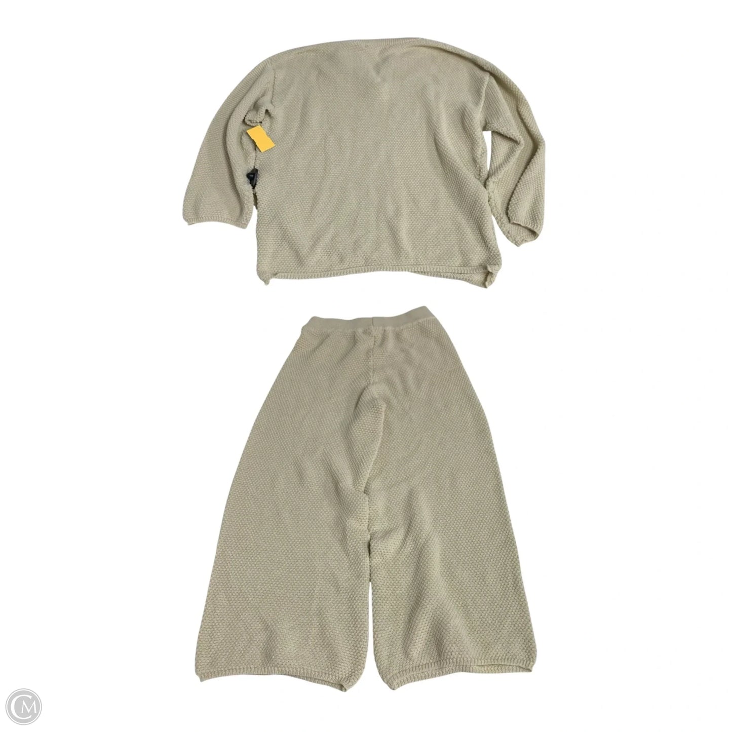 Lounge Set Pants PARK ADELYN In Cream, Size: M