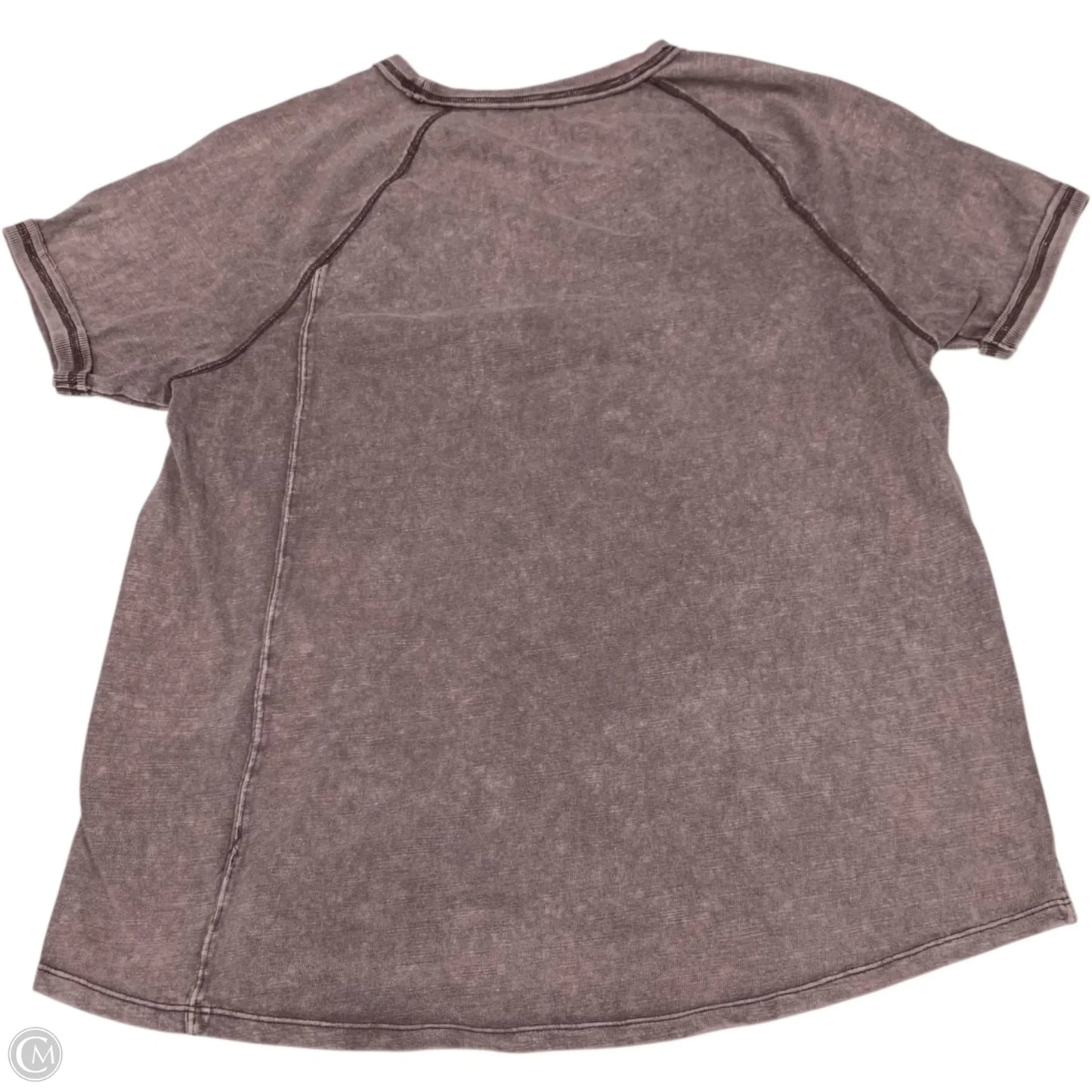 Top Short Sleeve By Free People In Purple, Size: Xs