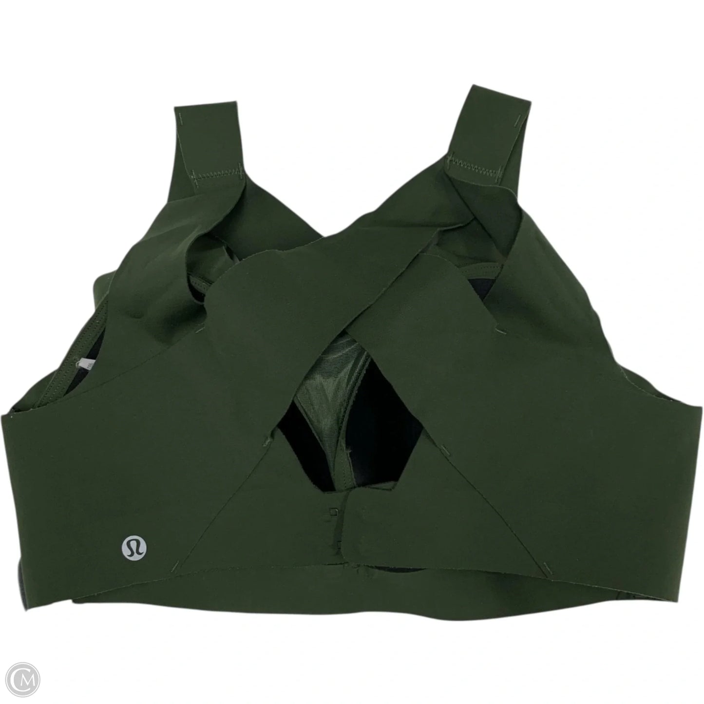 Athletic Bra By Lululemon In Green, Size: L