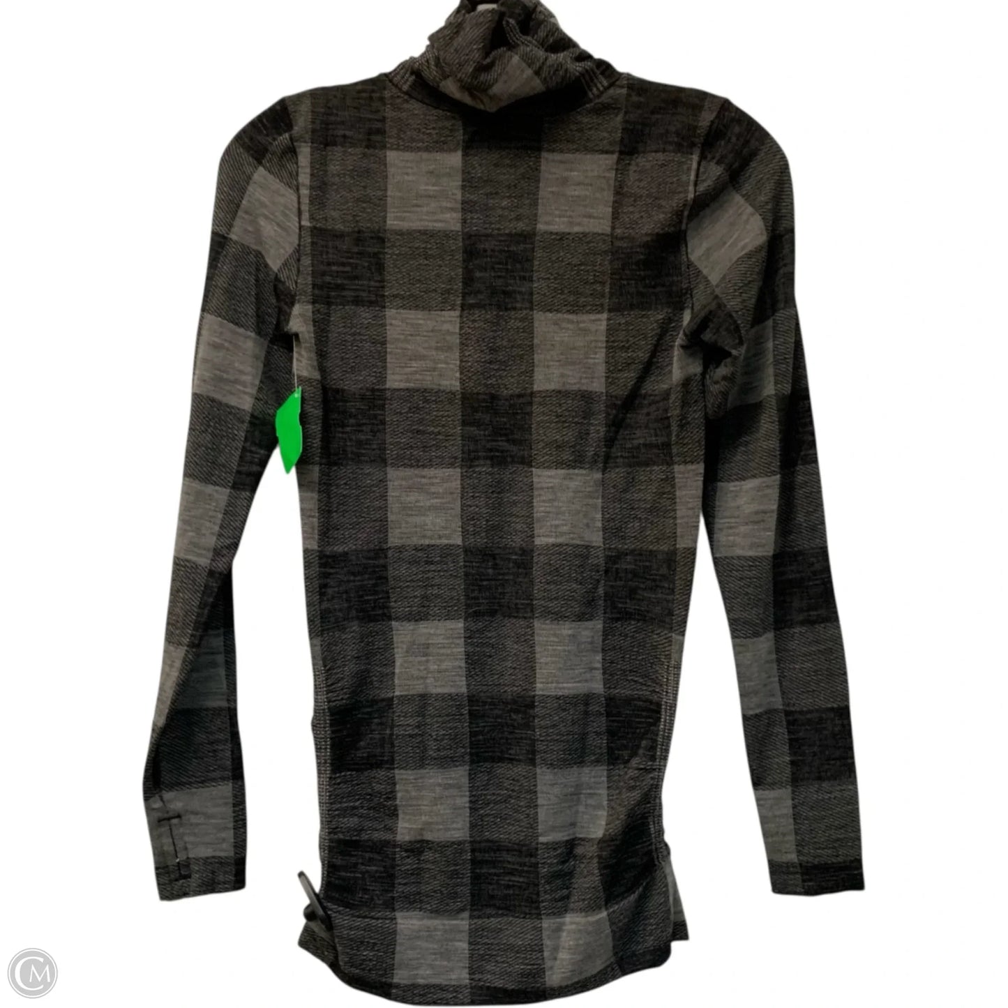 Athletic Top Long Sleeve Collar By Athleta In Grey, Size: Xs