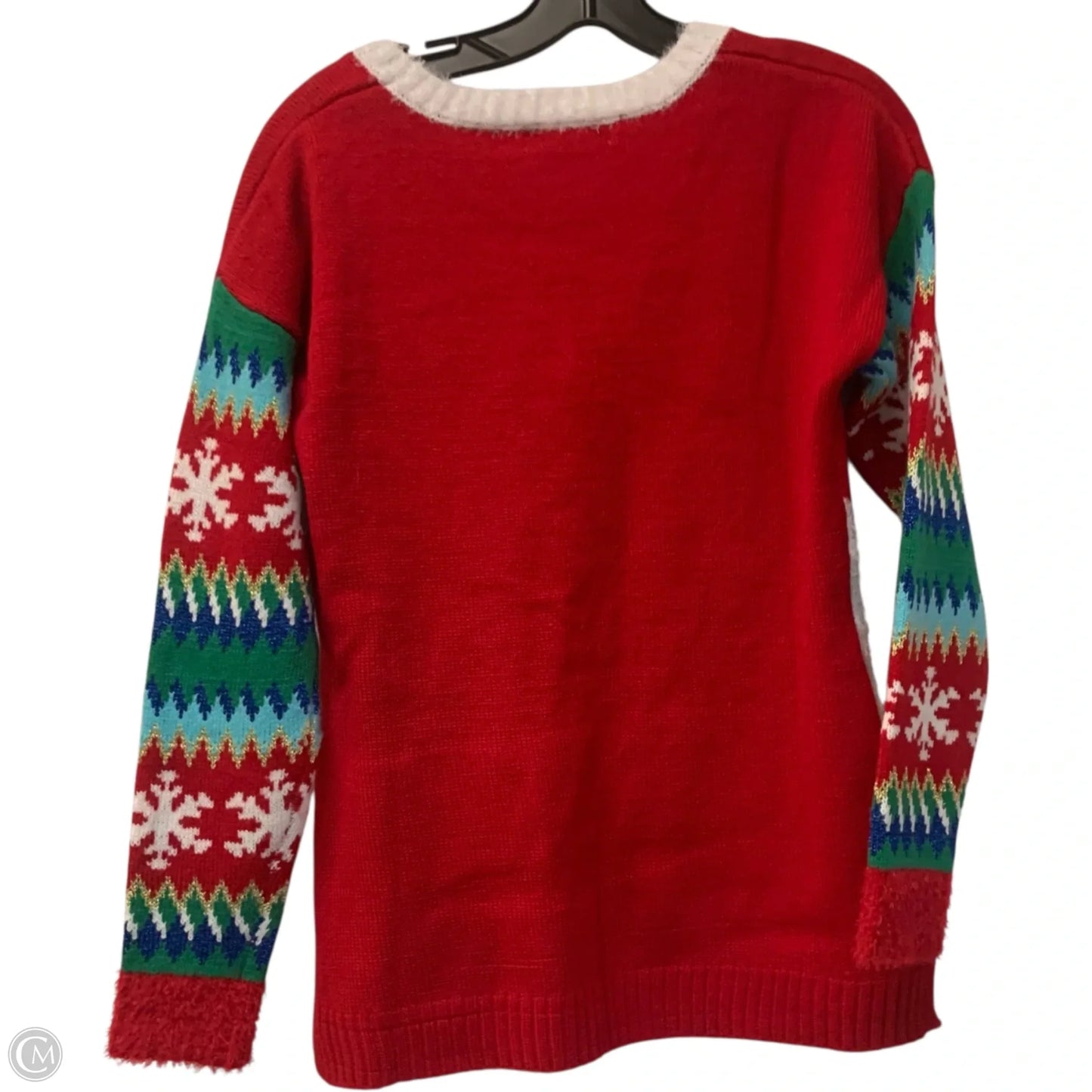 Sweater By Celebrate Together In Green & Red, Size: S