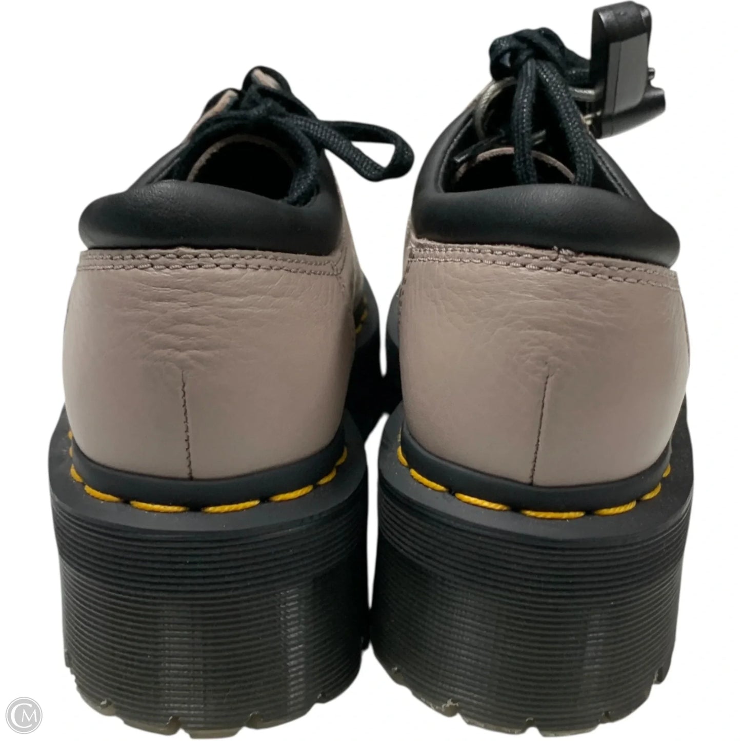 Shoes Heels Platform By Dr Martens In Taupe, Size: 6