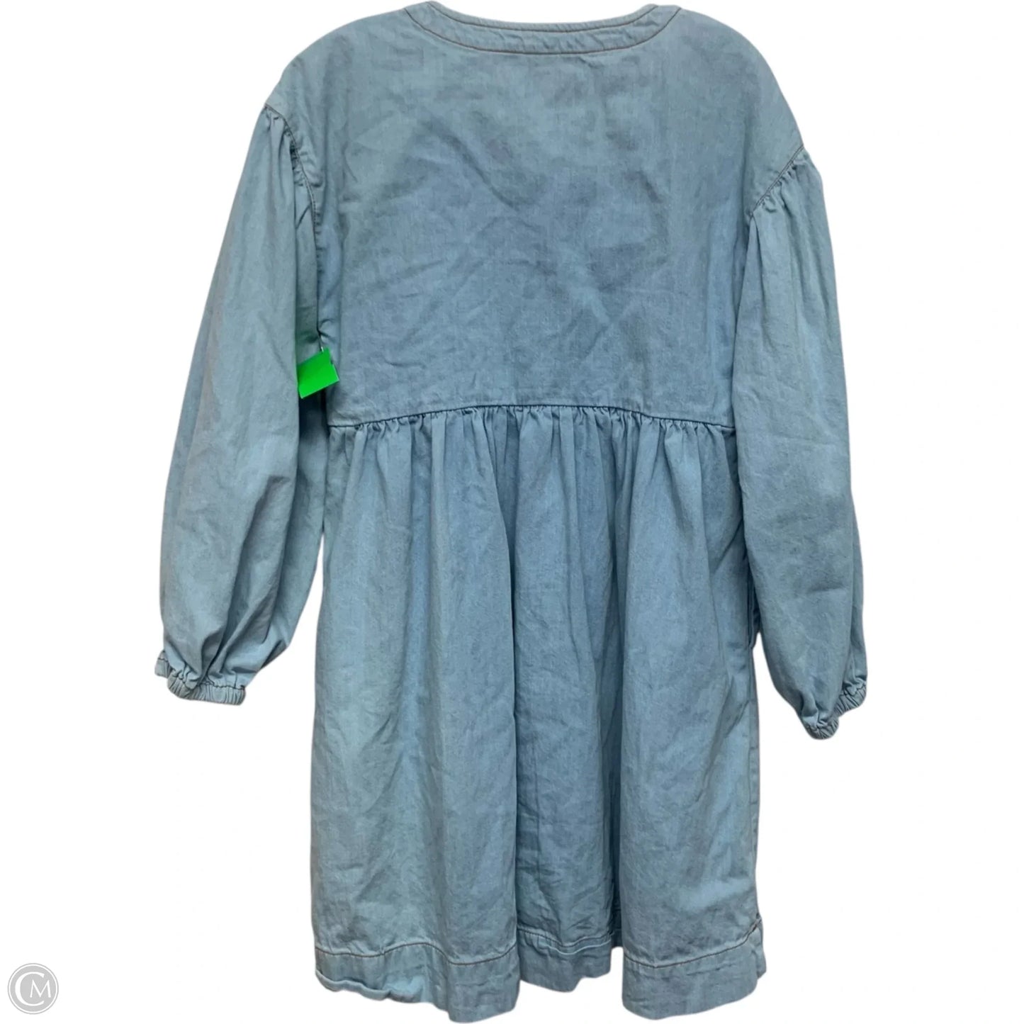 Dress Casual Short By Anthropologie In Blue Denim, Size: S