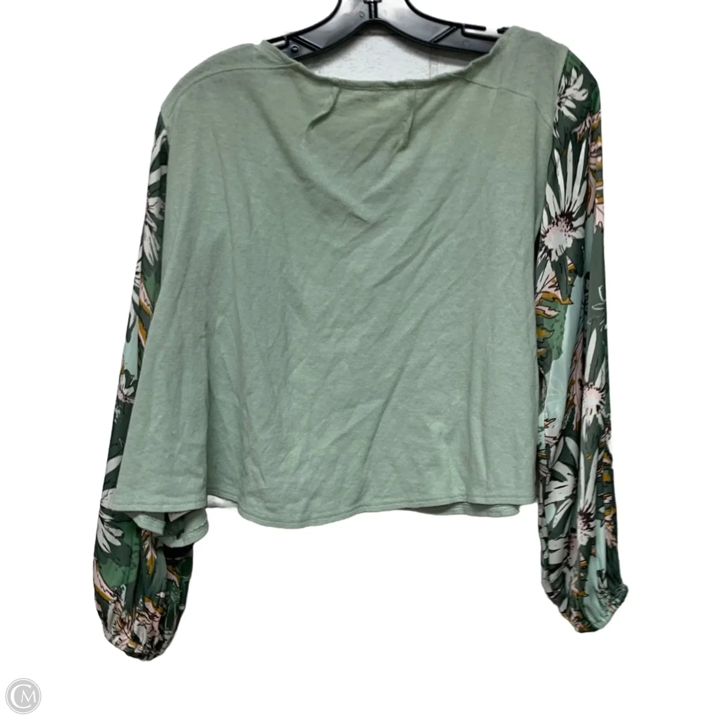 Top Long Sleeve By Free People In Green, Size: Xs