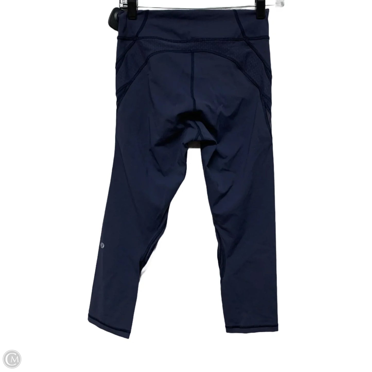 Athletic Leggings Capris By Lululemon In Navy, Size: M